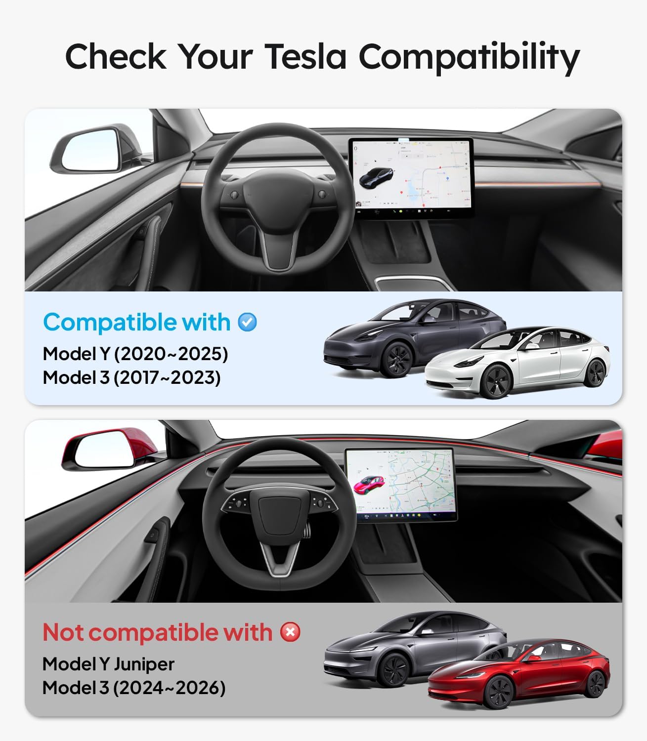 Thumbnail 1 de Wigoo Tesla Model Y & Model 3 matte screen protector