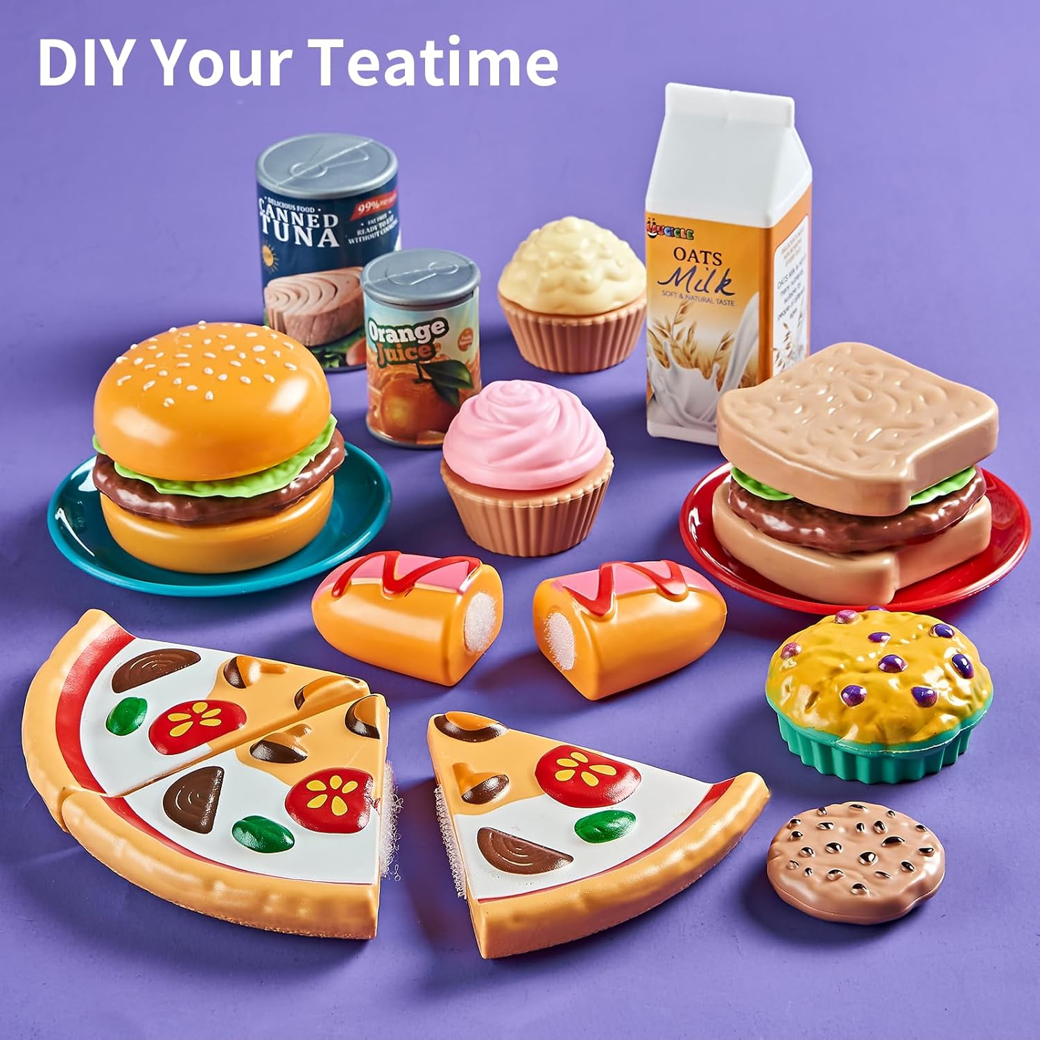 Thumbnail 2 de LAUGIGLE Pretend Play Food 78Pc 🍽