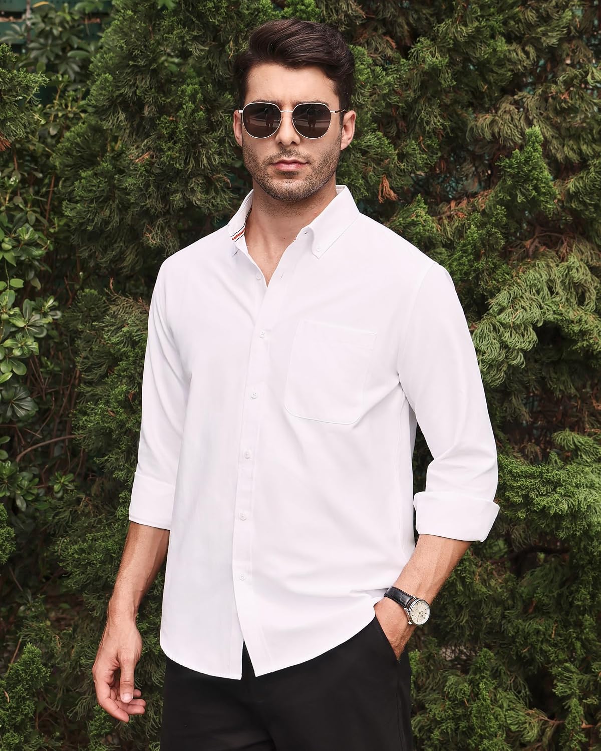 Thumbnail 1 de Alimens & Gentle Oxford Solid Shirt long sleeve