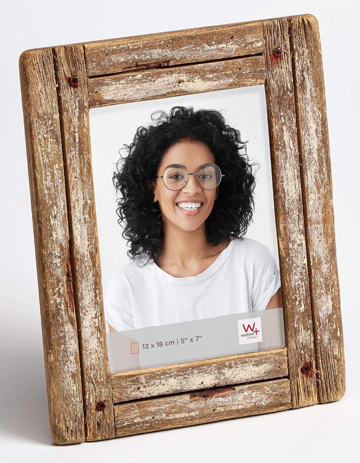 Detalle de Cadre photo Walther Design blanc 13 x 18 cm Dupla Portrait YA318W