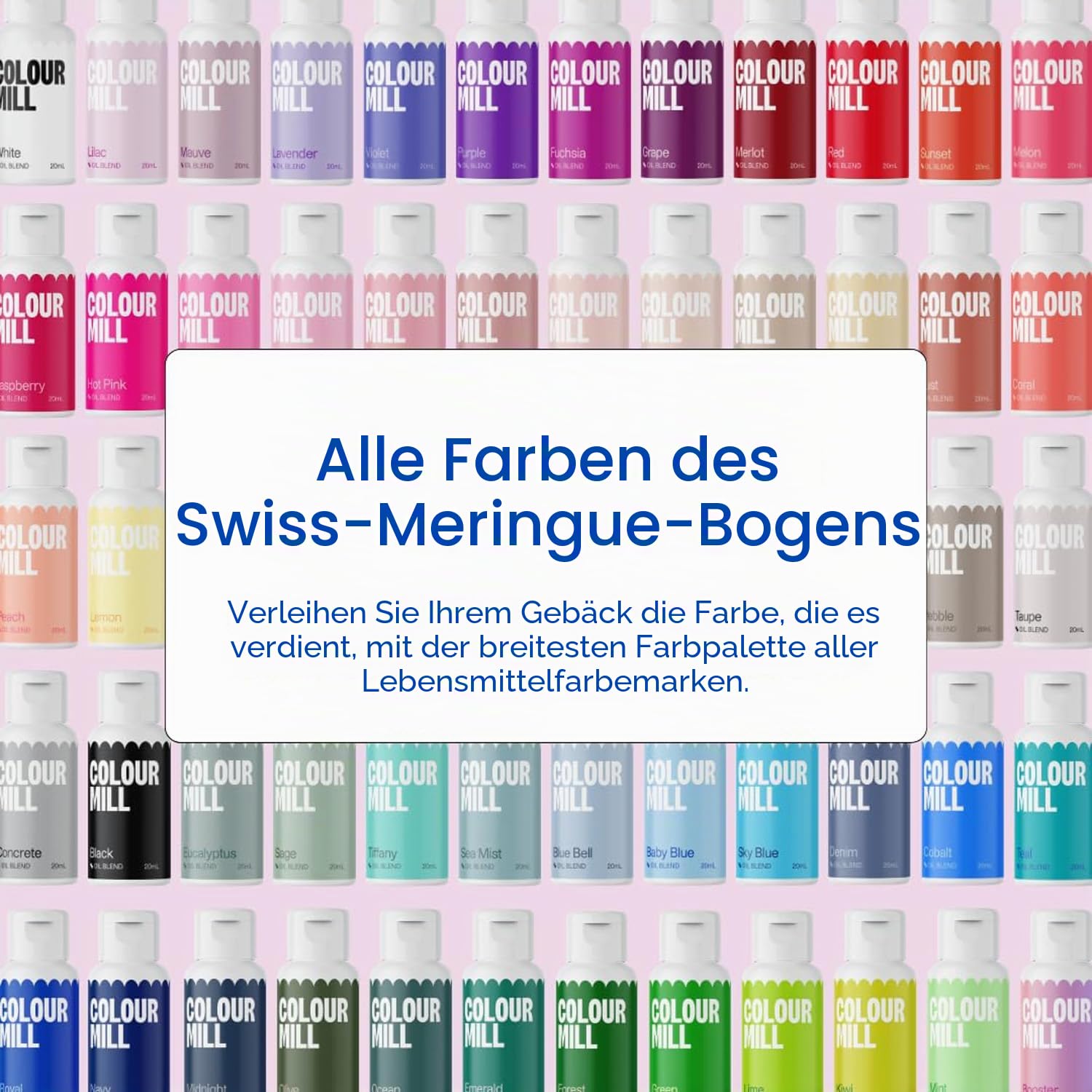 Detalle de Colour Mill Oil Blend Lebensmittelfarbe Baby Pink – 100 ml