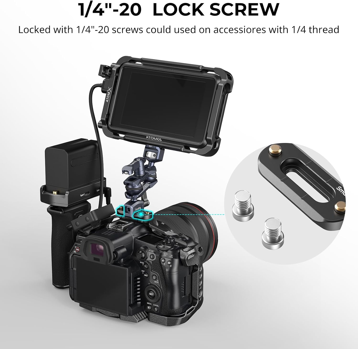 Thumbnail 3 de SmallRig NATO Rail Mini Quick Release 48 mm (2172B) für Kamerakäfige mit NATO-Klemme