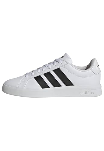 Detalle de Adidas Grand Court Base 3.0 pour homme – blanc FTWR/Core Black, 37 1/3 EU