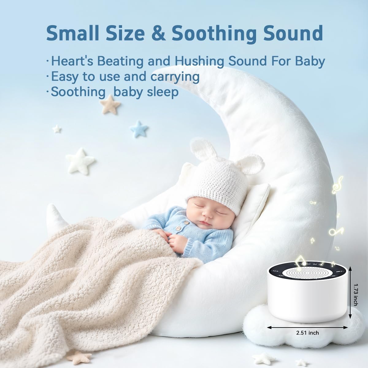 Thumbnail 4 de Portable White Noise Machine with 30 Sounds