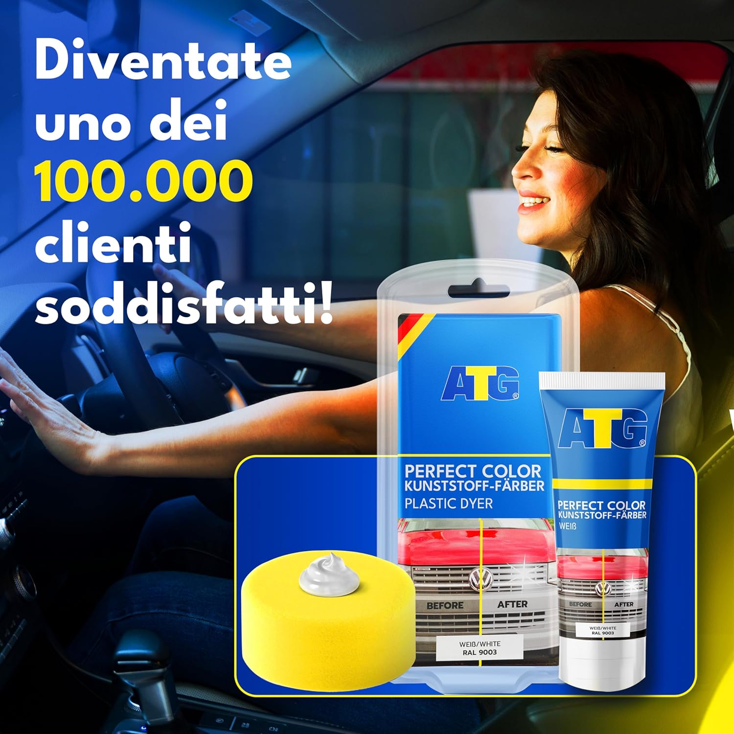 Thumbnail 6 de ATG Colorante Plastica bianco – Ravviva e protegge le superfici in plastica