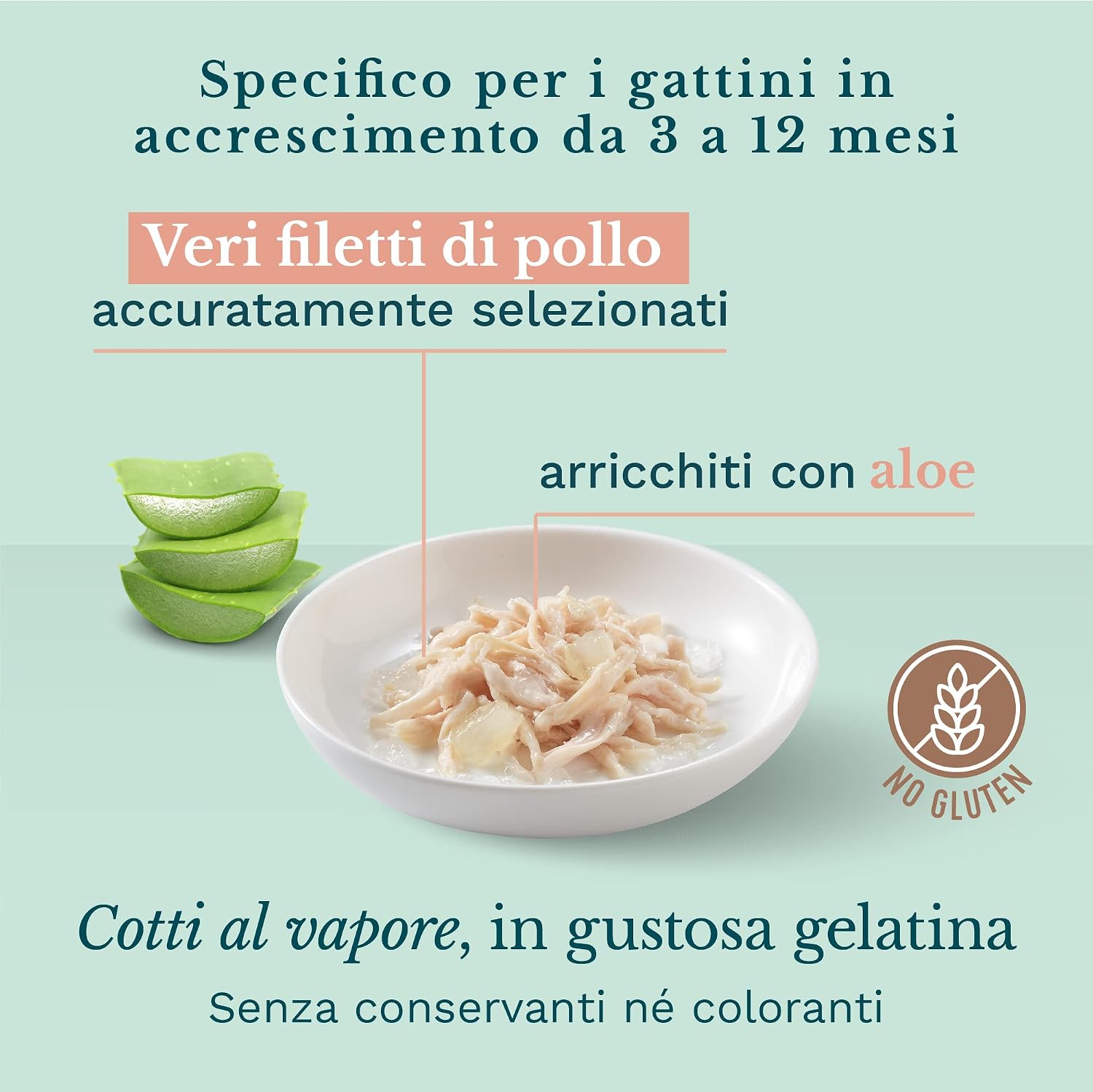 Detalle de Schesir Cat Kitten Tonno – Cibo Umido per Gattini, 20 Sacchetti da 85 g