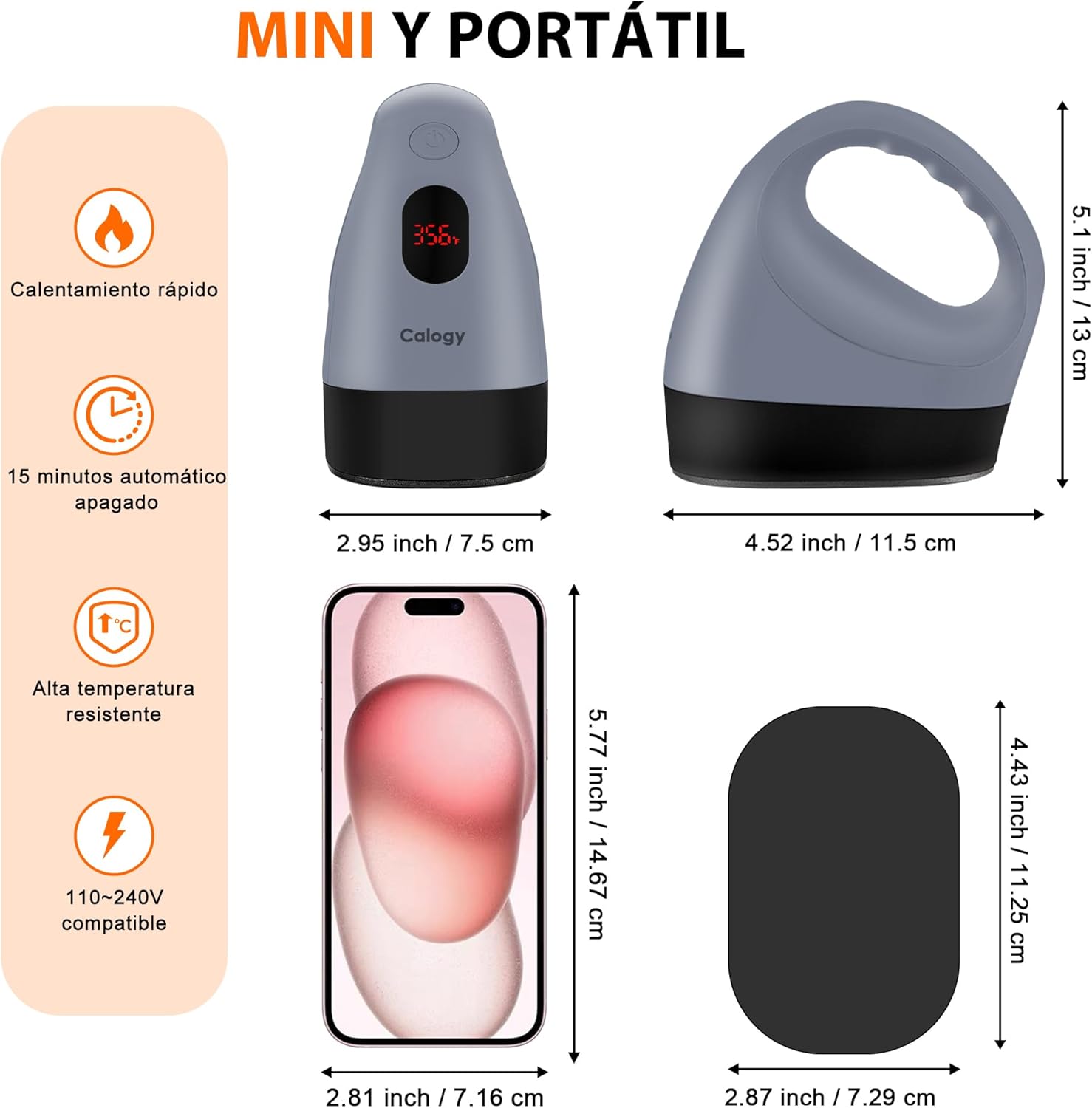Thumbnail 1 de Calogy Mini Prensa de Calor Portátil para Manualidades