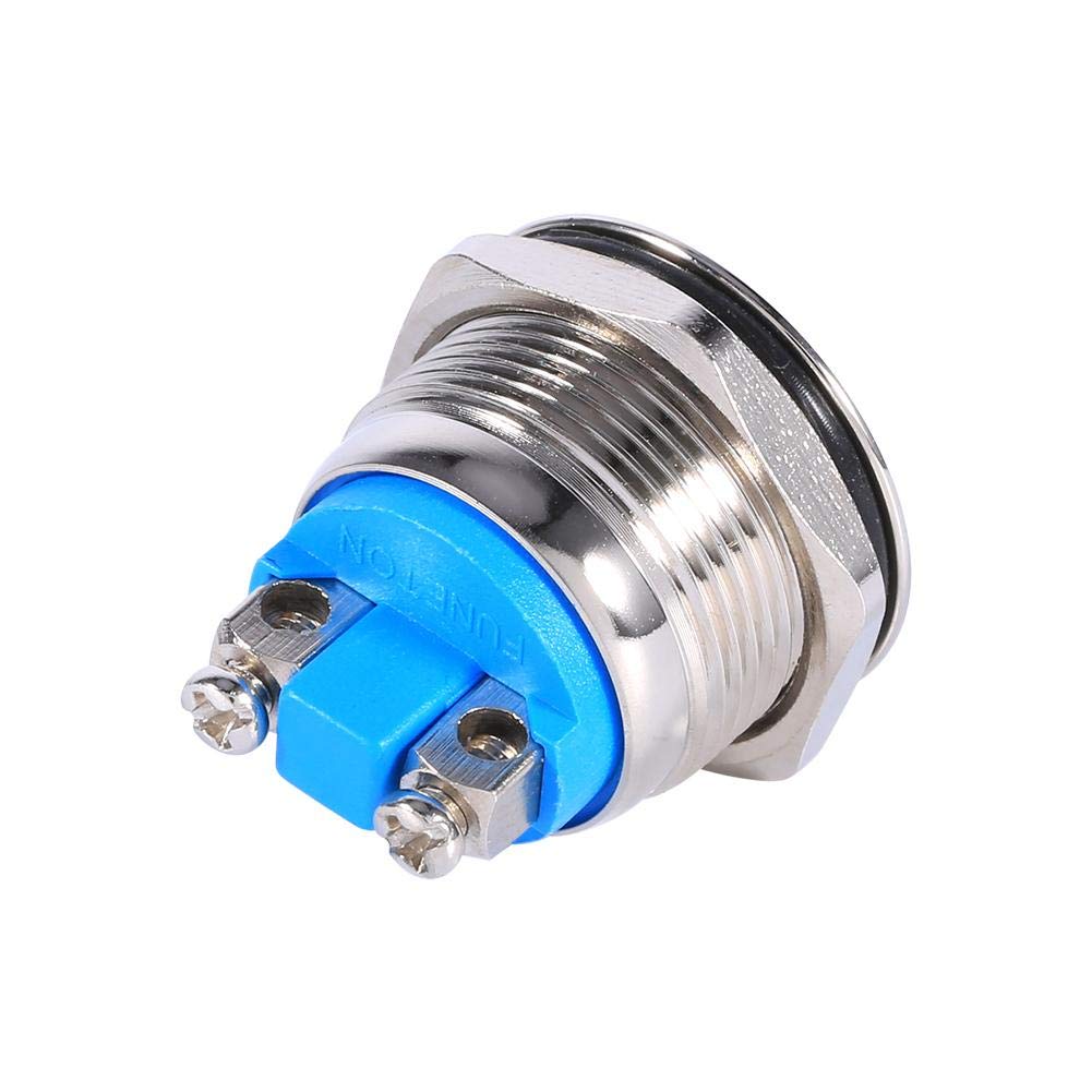 Detalle de Elerose 19 mm rund tryckknappsbrytare för 12 V, IP65 och IK08
