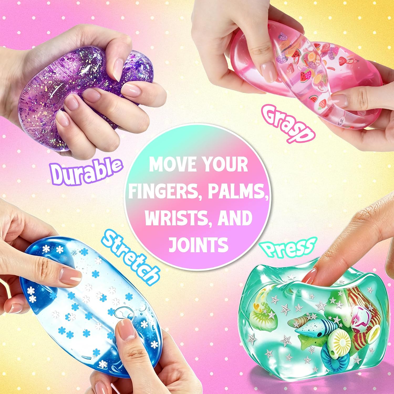Detalle de Cube Stress Balls 4-Piece Set
