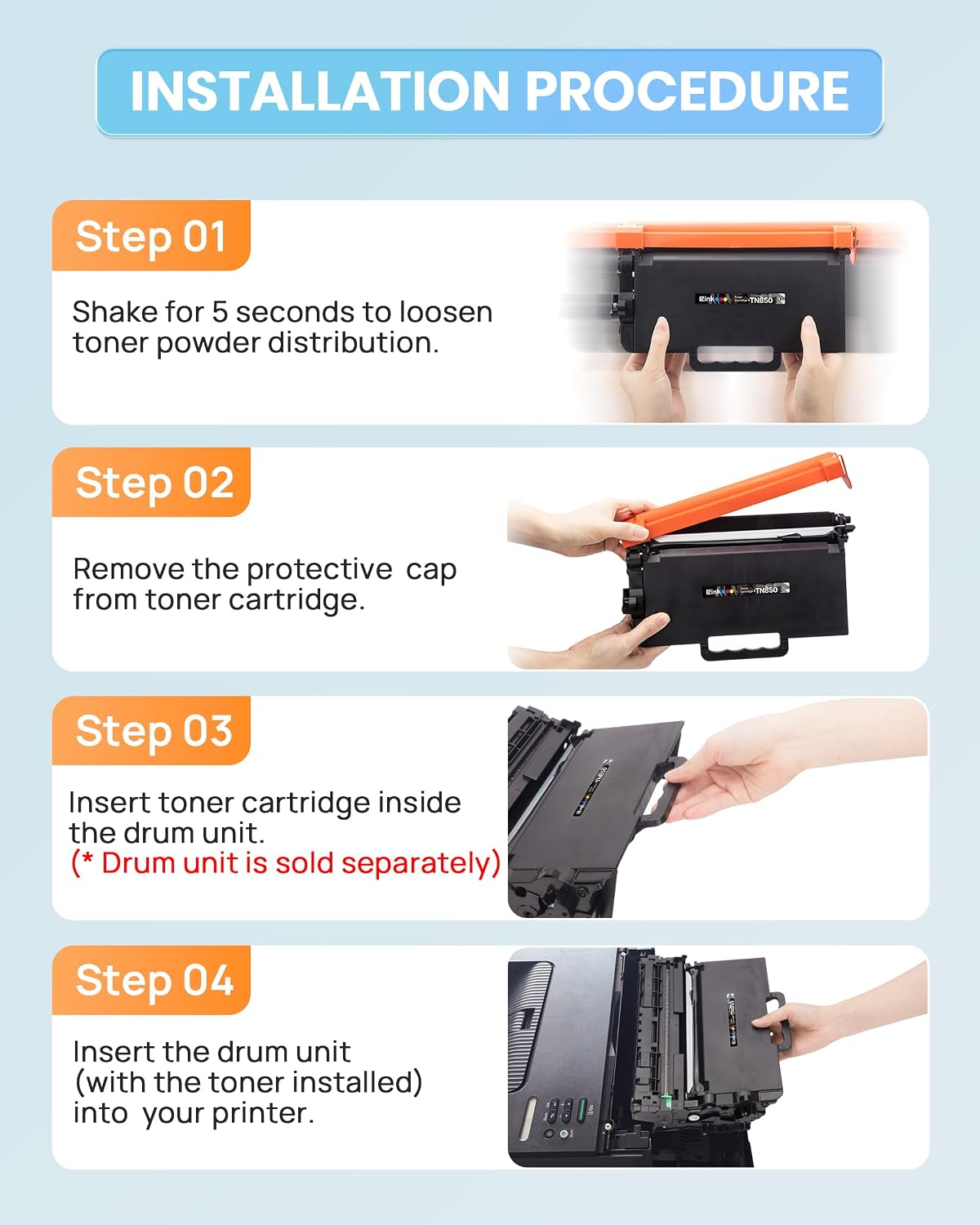 Detalle 2 de E-Z Ink toner cartridge TN850