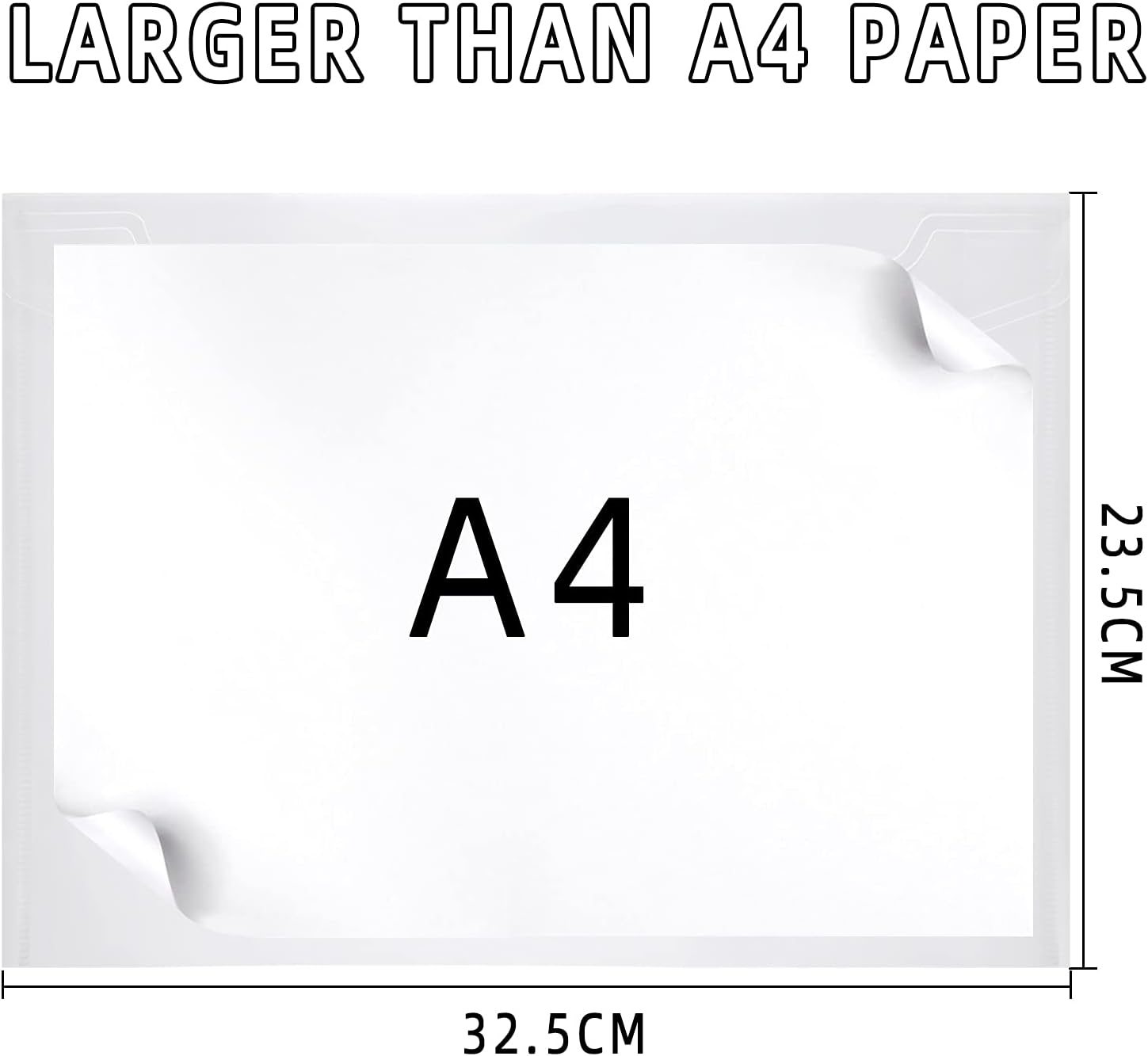 Thumbnail 1 de Plastic Wallets Folders A4, 36-pack 📁