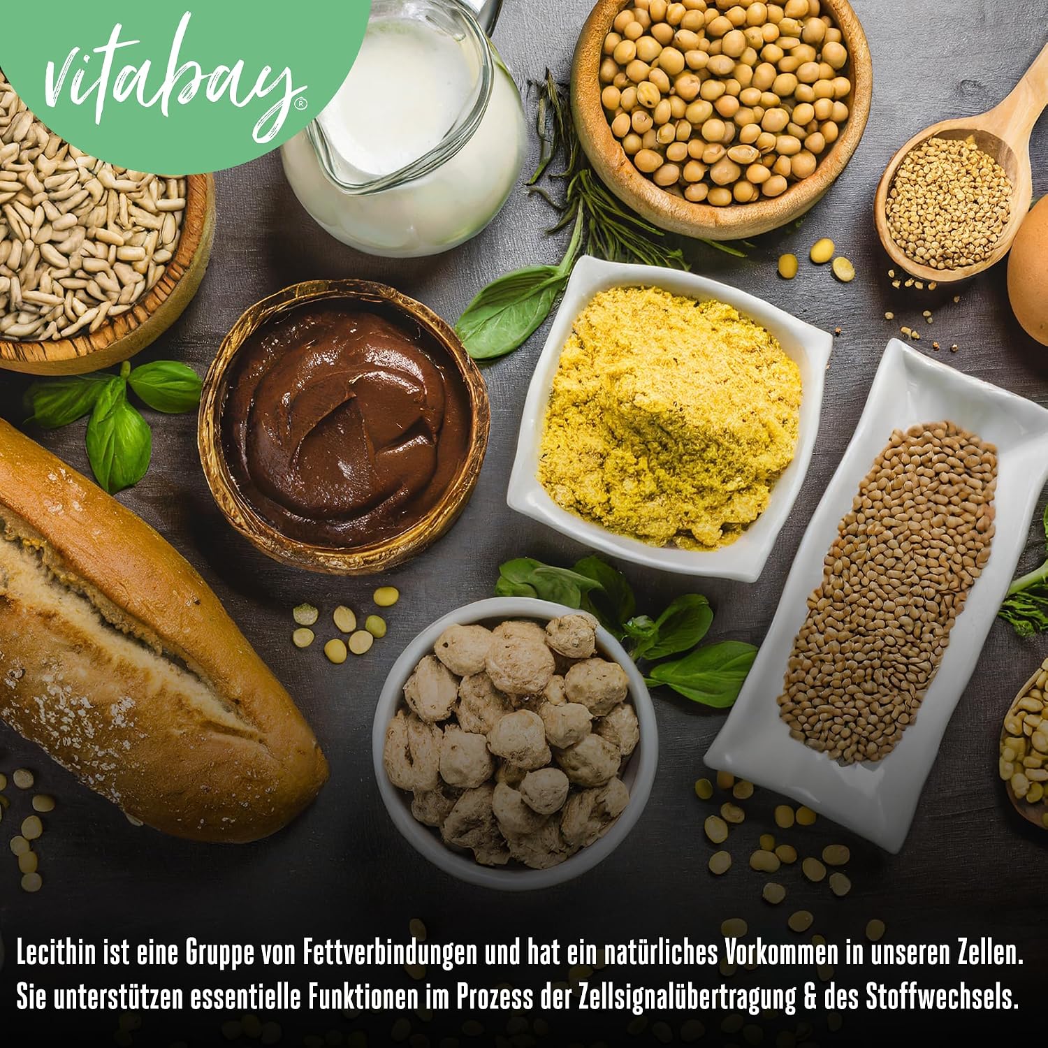 Detalle de Vitabay Lecithin 1200 mg đź’Š
