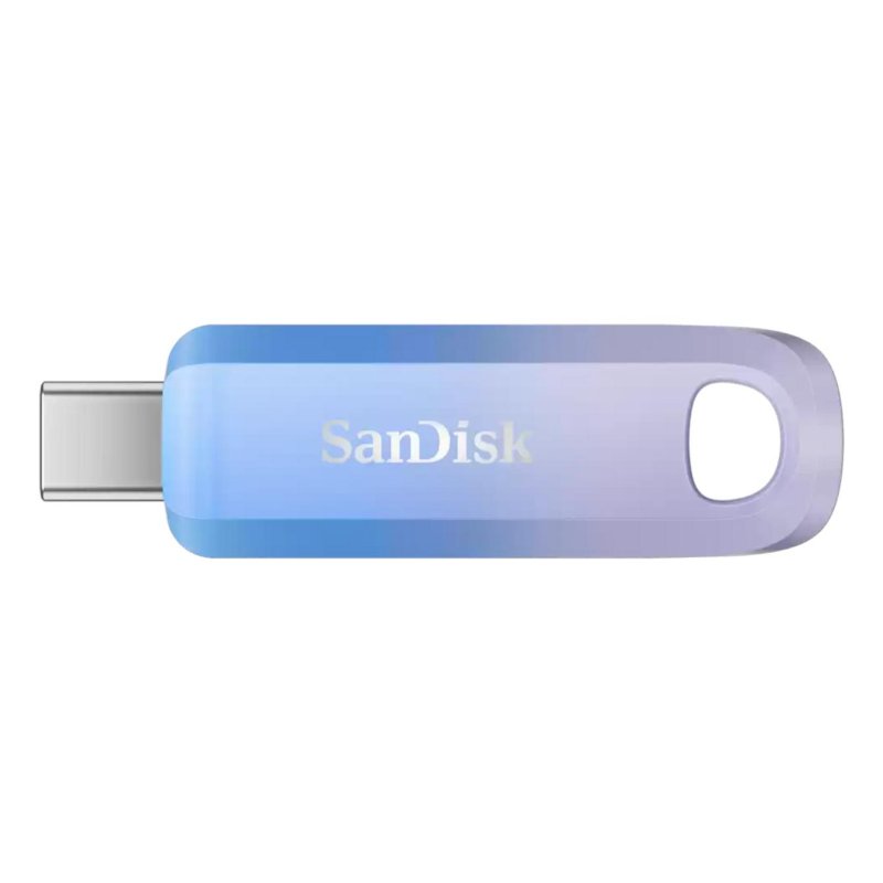 Detalle de Sandisk Creator SDCZ75C-1T00-G46 — Unidad USB Tipo C 1 TB (azul lila) para creadores