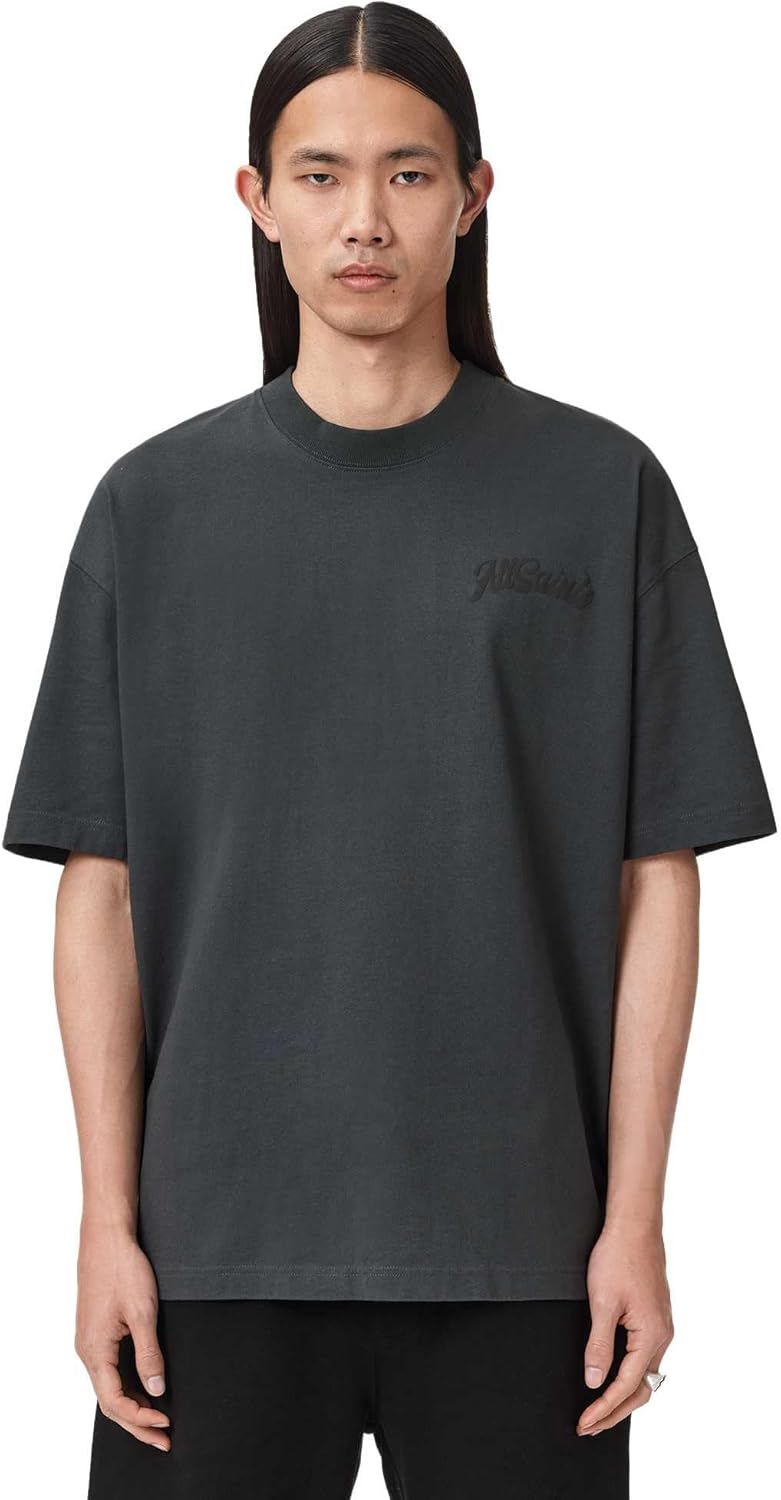 Thumbnail 5 de Allsaints Odyssey SS Crew T-Shirt da uomo con girocollo e vestibilità oversize