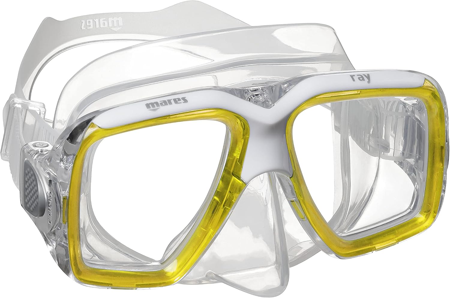 Detalle 2 de Maschera Mares Ray: Maschera Snorkeling Adulta Unisex con Lenti Doppie e Design a Basso Volume