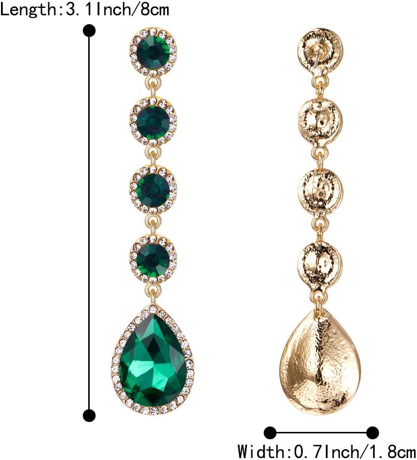 Thumbnail 4 de Boucles d’oreilles Clearine Femme Elégant Mariée en cristal goutte d’eau, ton argent