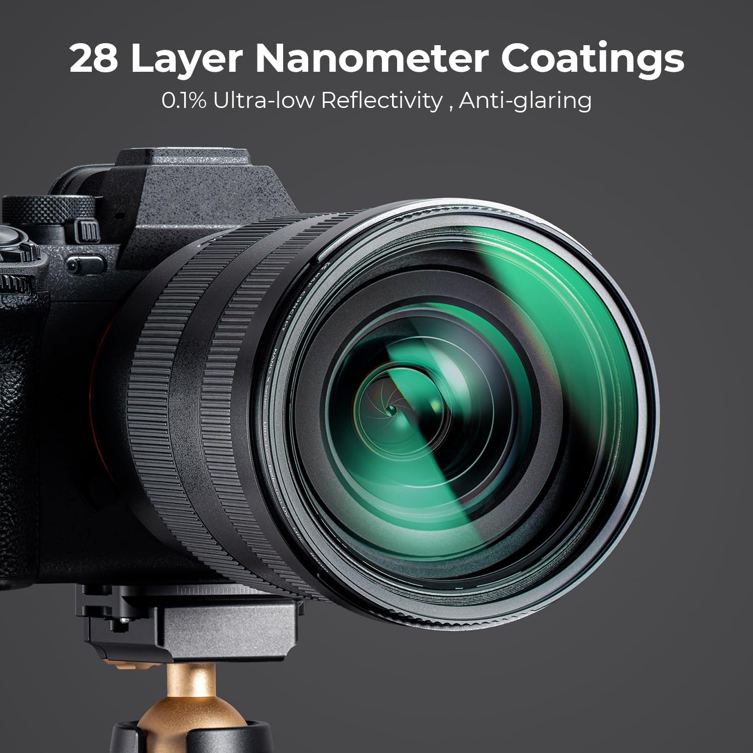 Thumbnail 4 de K&F CONCEPT 43mm UV Filter Ultra Low Reflection with Nano-28 Layer Coating