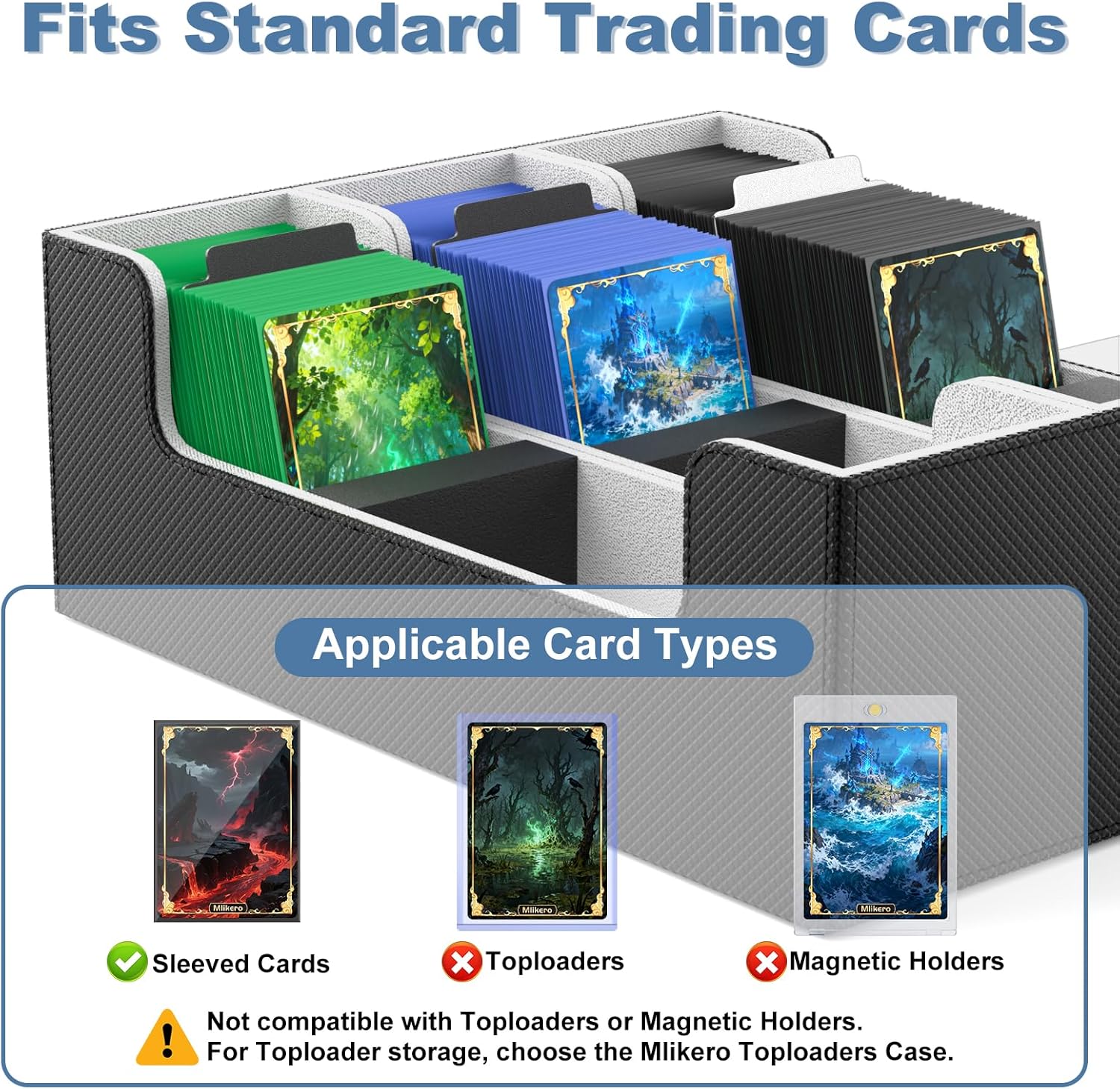 Detalle 2 de Mlikero Card Deck Storage Box 1800+
