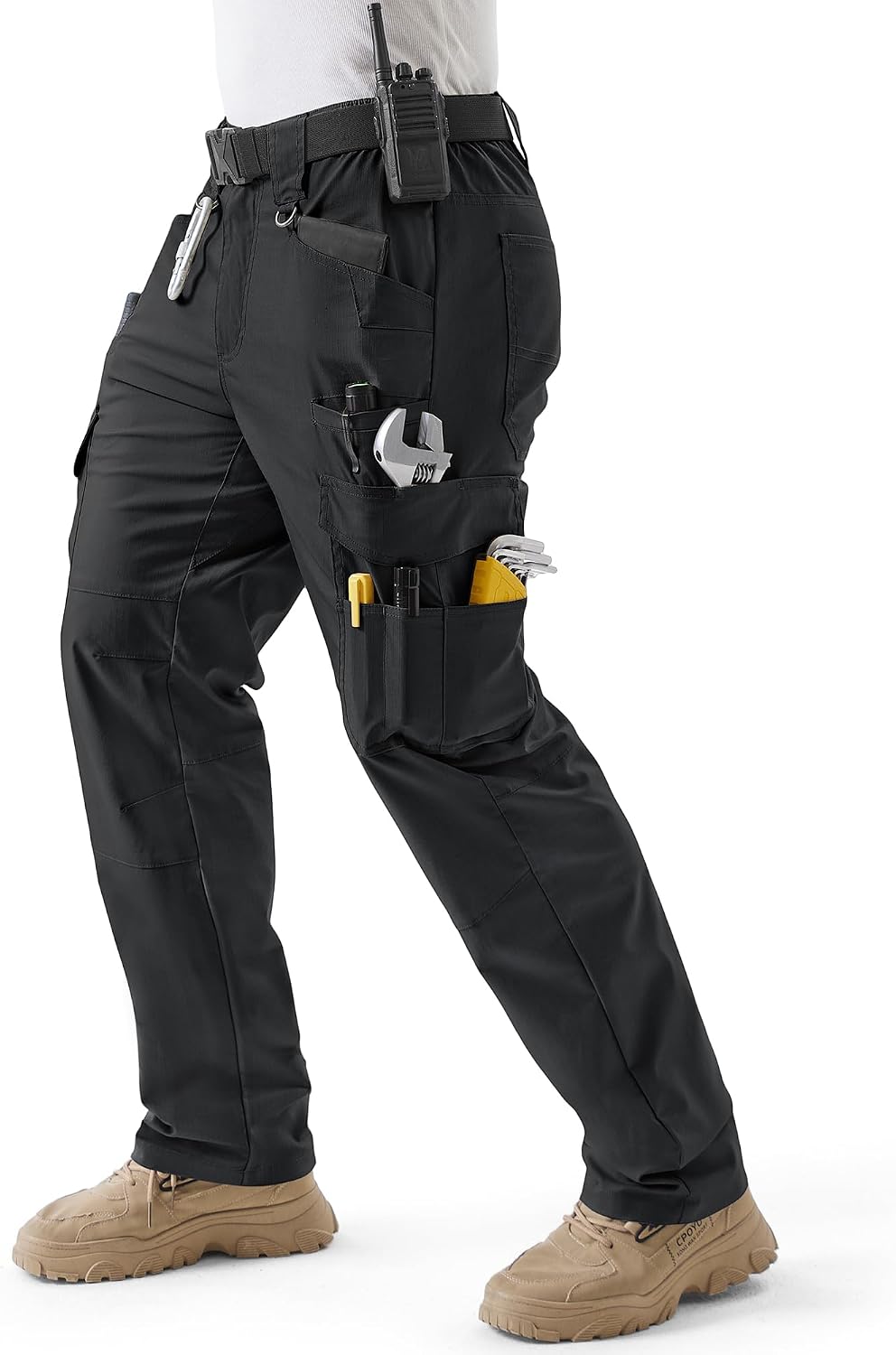 Detalle de IGOLUMON Mens Work Trousers Cargo Stretch