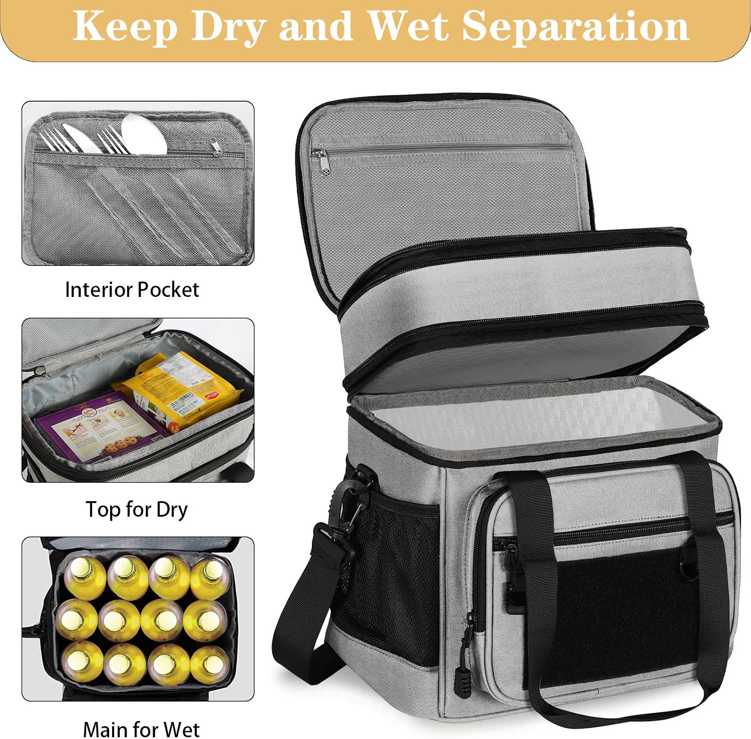 Detalle de GLENKEY Insulated Lunch Bag 16L