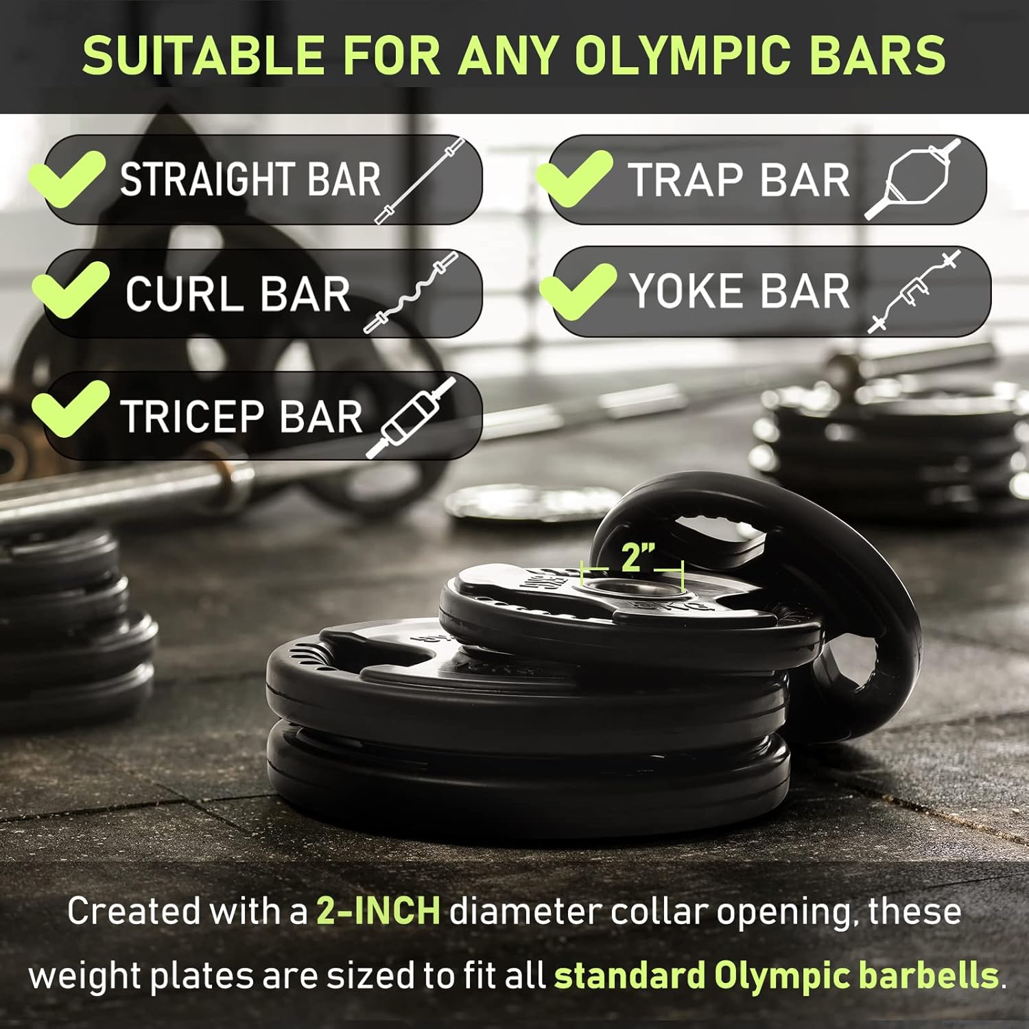 Thumbnail 4 de PhysKcal Olympic weight plates 25kg set