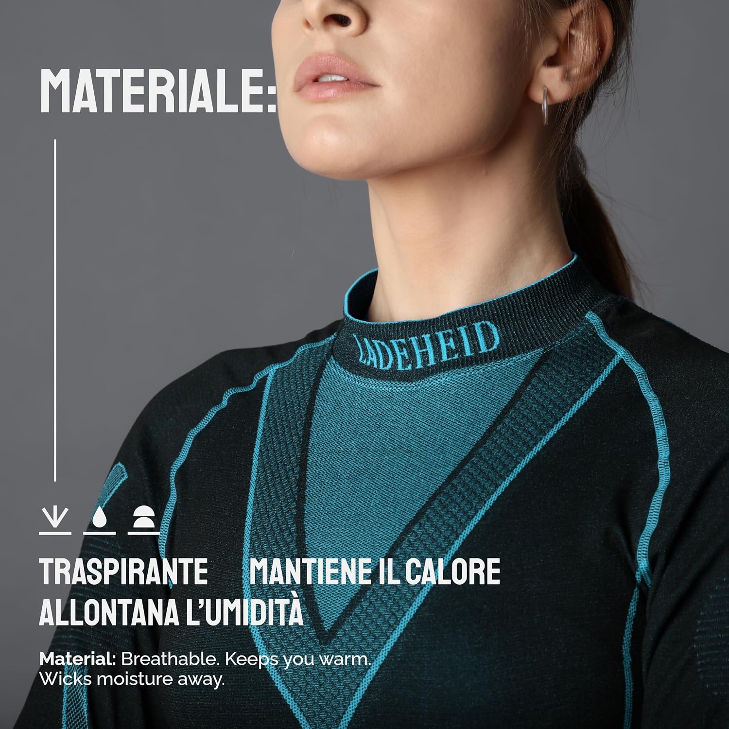 Detalle 2 de Ladeheid Maglia Termica Donna LAGI004 1 pezzo