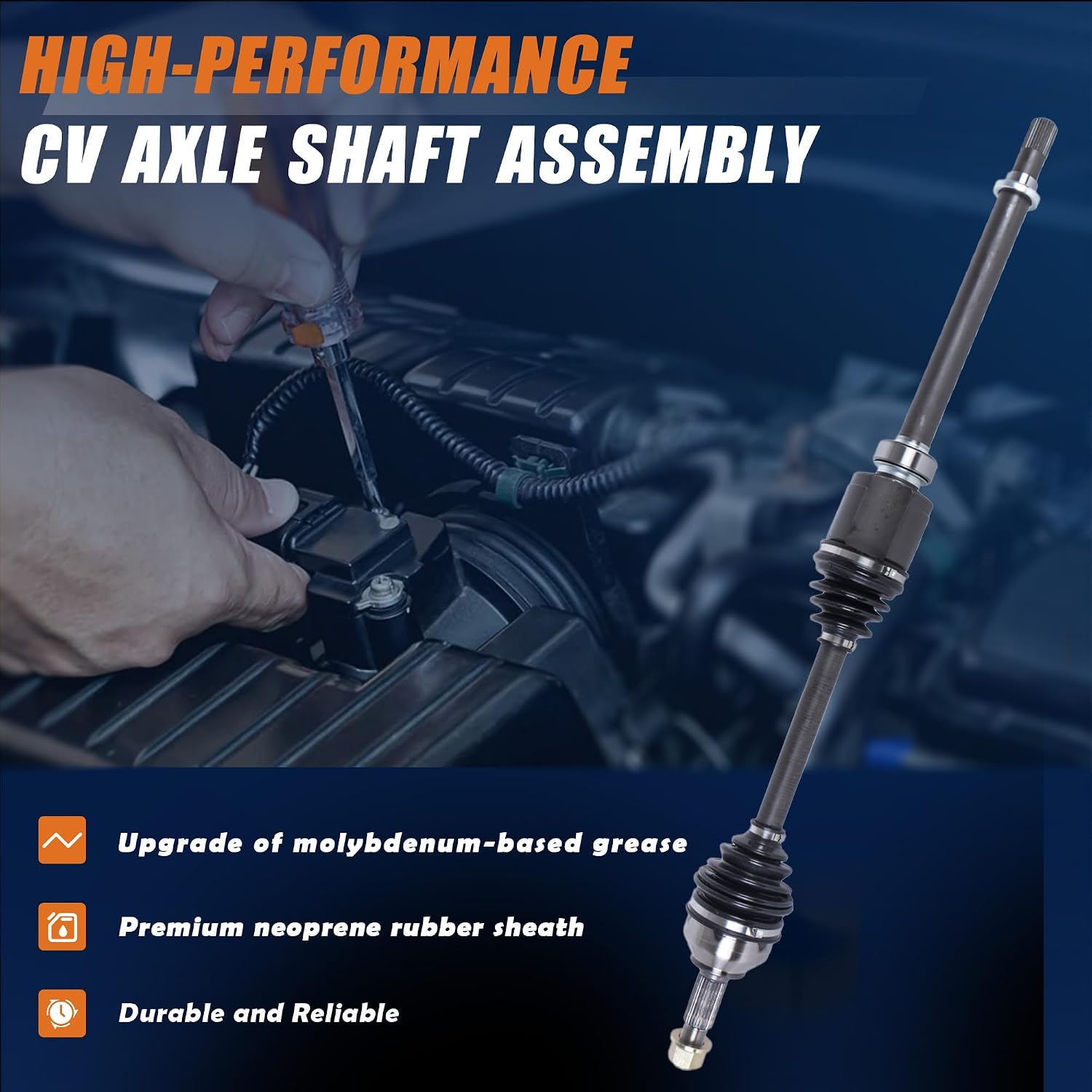 Detalle de KUIPERAUTO CV Axle Shaft Assembly 666264