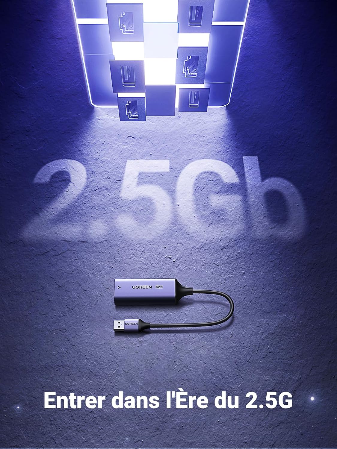 Thumbnail 1 de UGREEN 2.5G Adaptateur USB‑RJ45 2500 Mbps