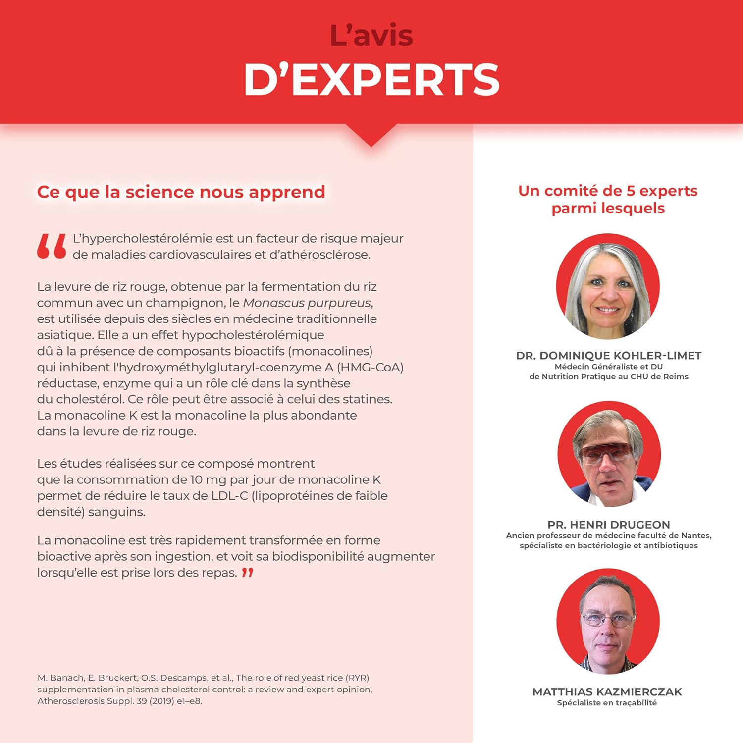 Detalle 2 de Nutrimea Levure de Riz Rouge à Monacoline K (175 mg) – 90 gélules vegan gastro-résistantes
