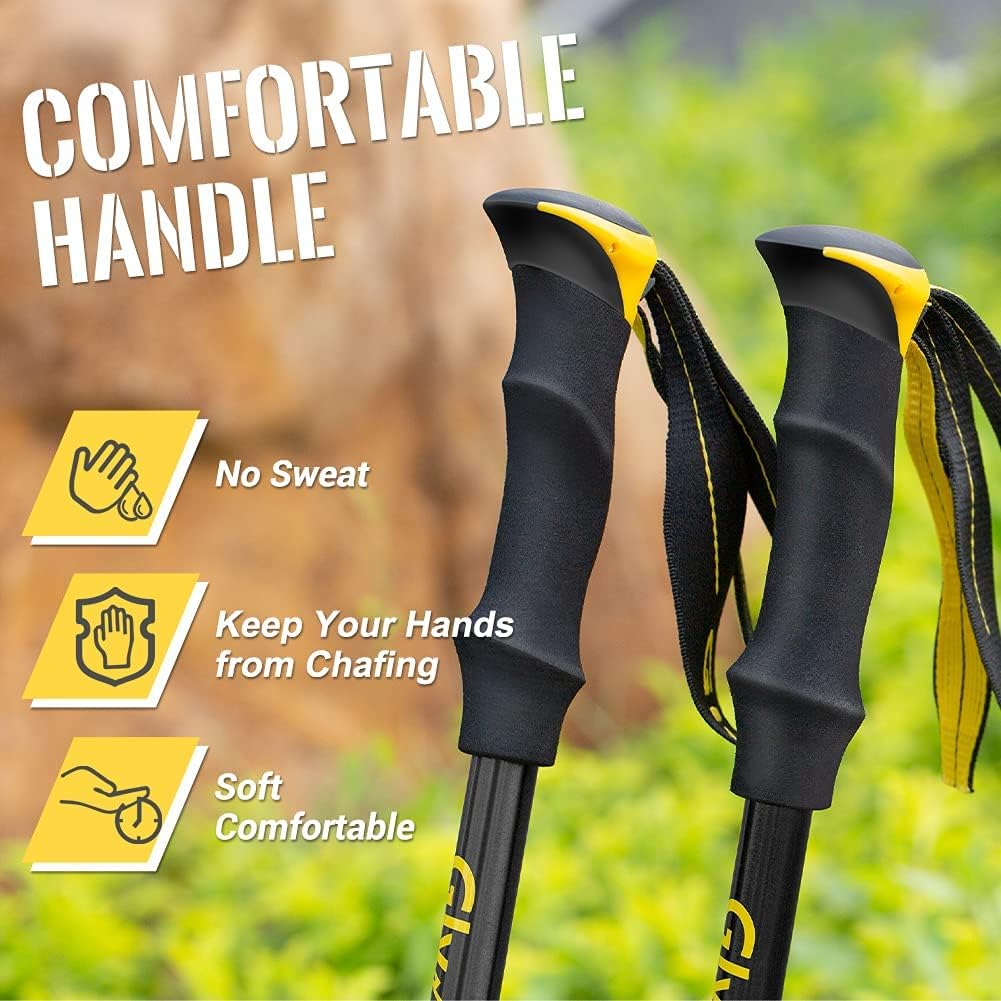 Thumbnail 6 de Glymnis Walking Poles 2 Pack — Collapsible Trekking Poles with Quick Lock System