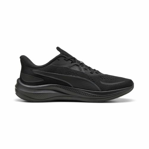 Detalle de PUMA Skyrocket Lite: tenis unisex para adultos en negro plata mate (45 EU)