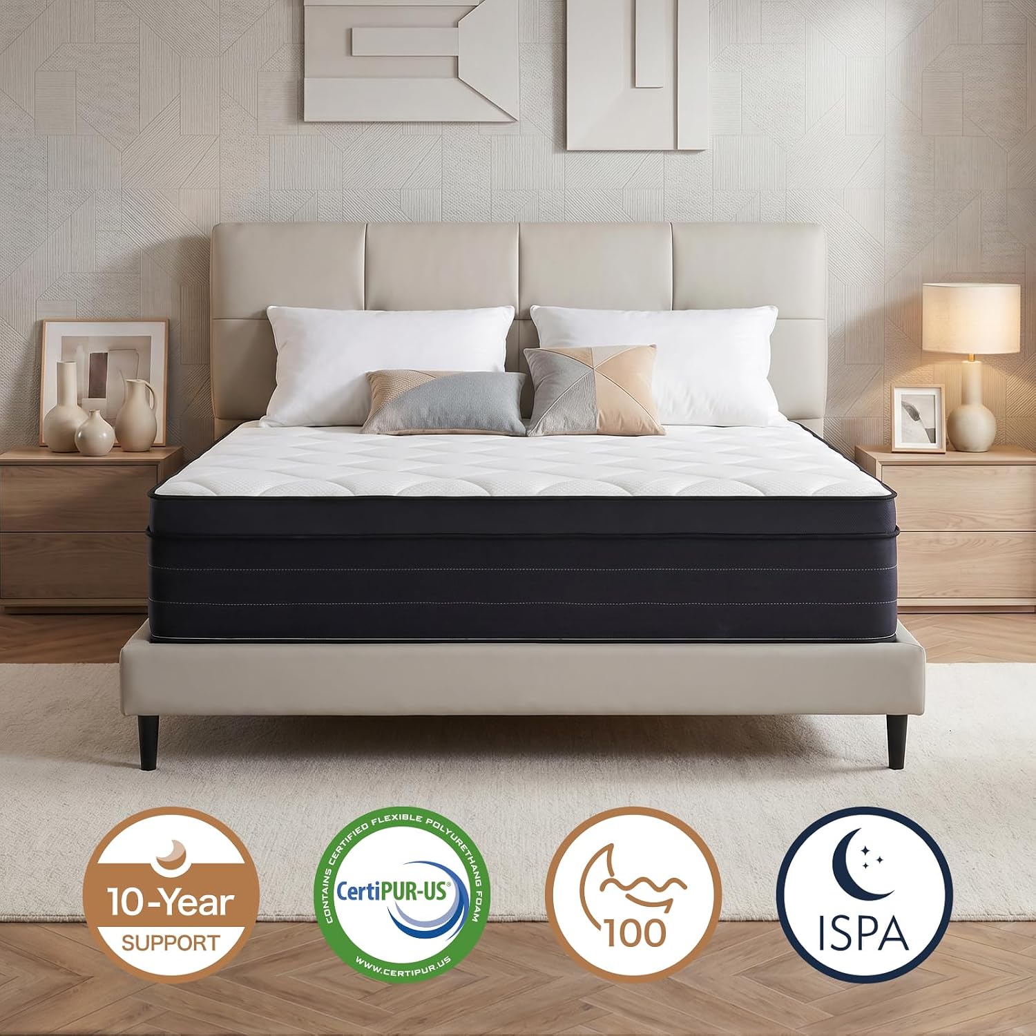 Detalle 2 de CSfoi Queen Mattress 12-Inch