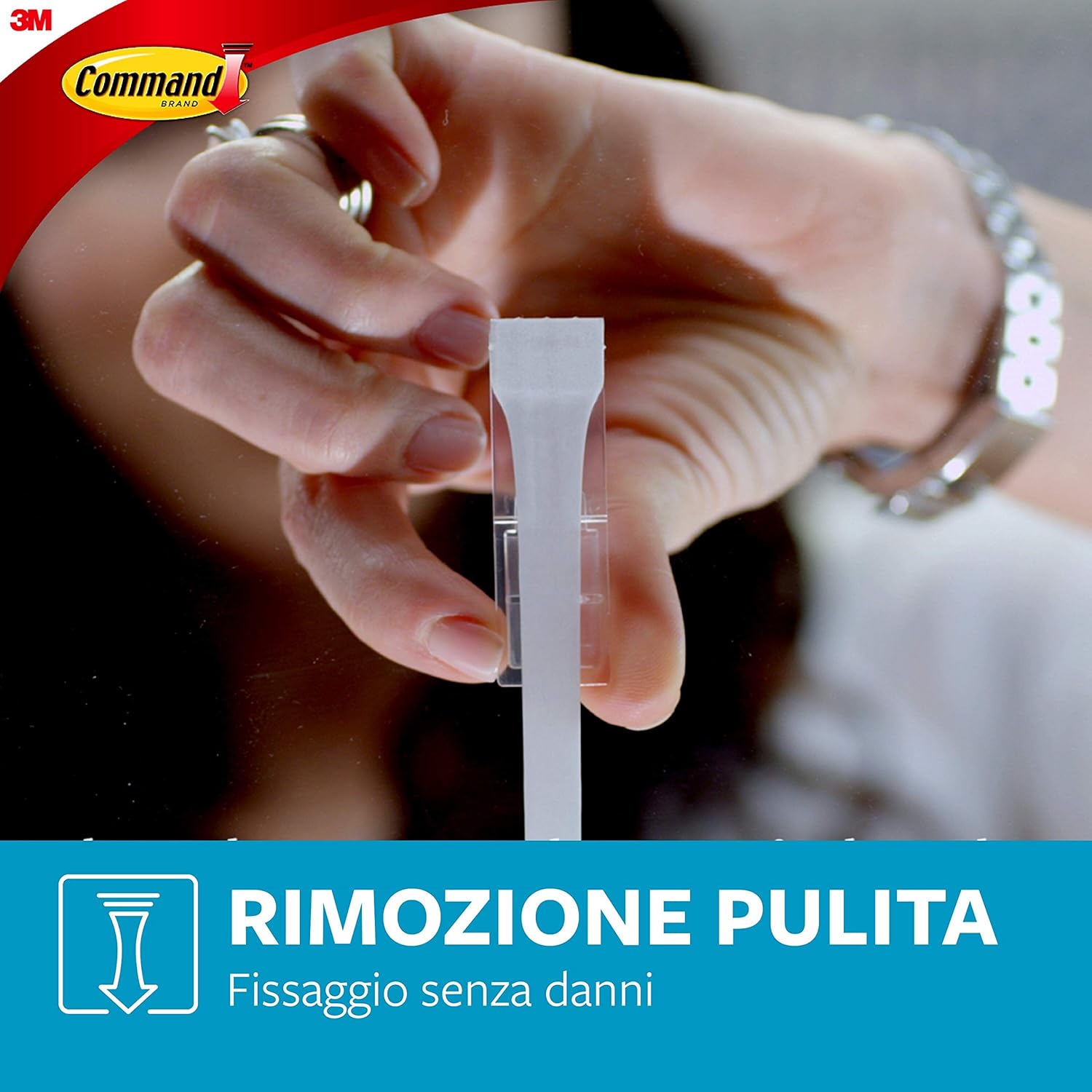 Detalle 2 de Command: ganci adesivi per superfici multiple con rimozione pulita