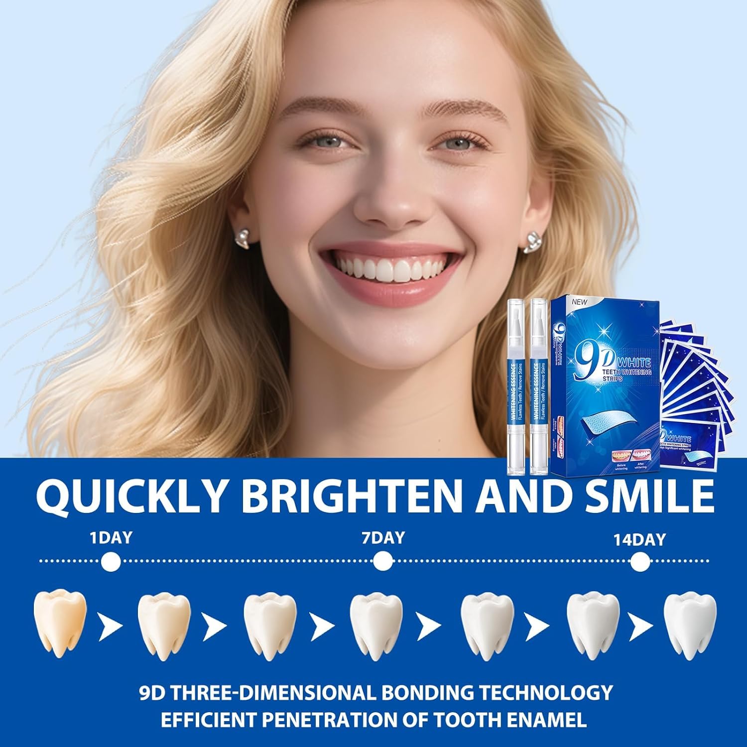Thumbnail 4 de Lapiz Blanqueador Dental Kit con Tiras Blanqueadoras