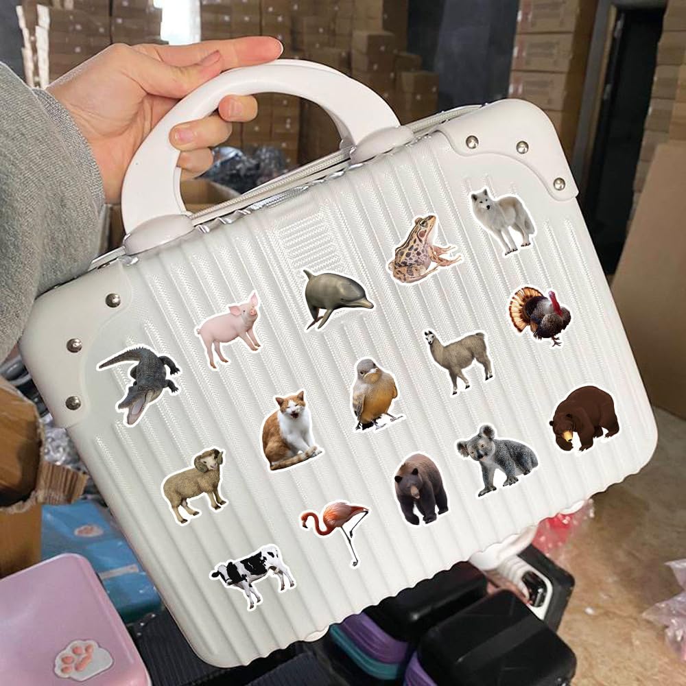Detalle 2 de Animal Vinyl Stickers, 50-Piece Pack