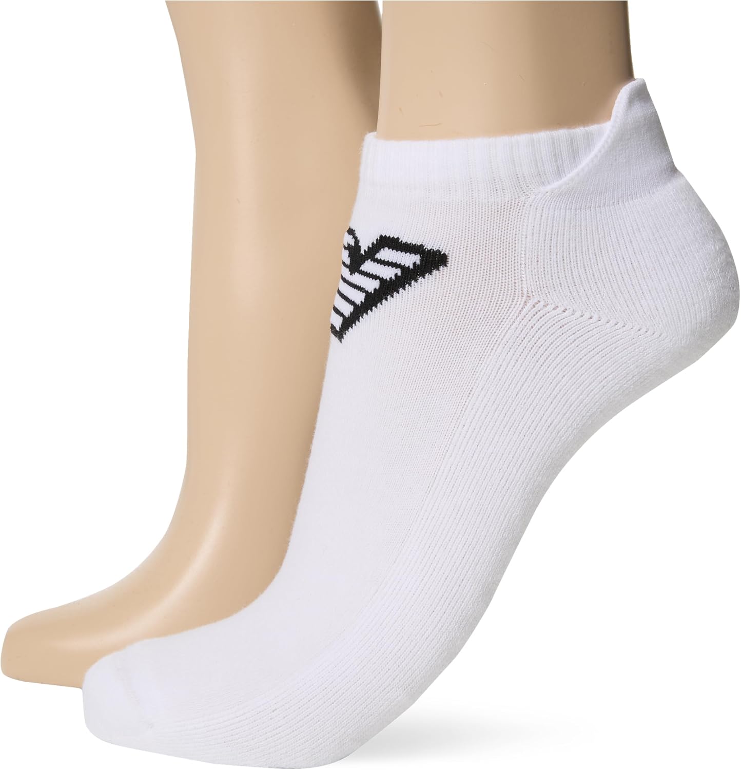 Detalle de Emporio Armani 2-pack Sneaker Socks Chaussettes Homme – Confort et élégance pour le quotidien