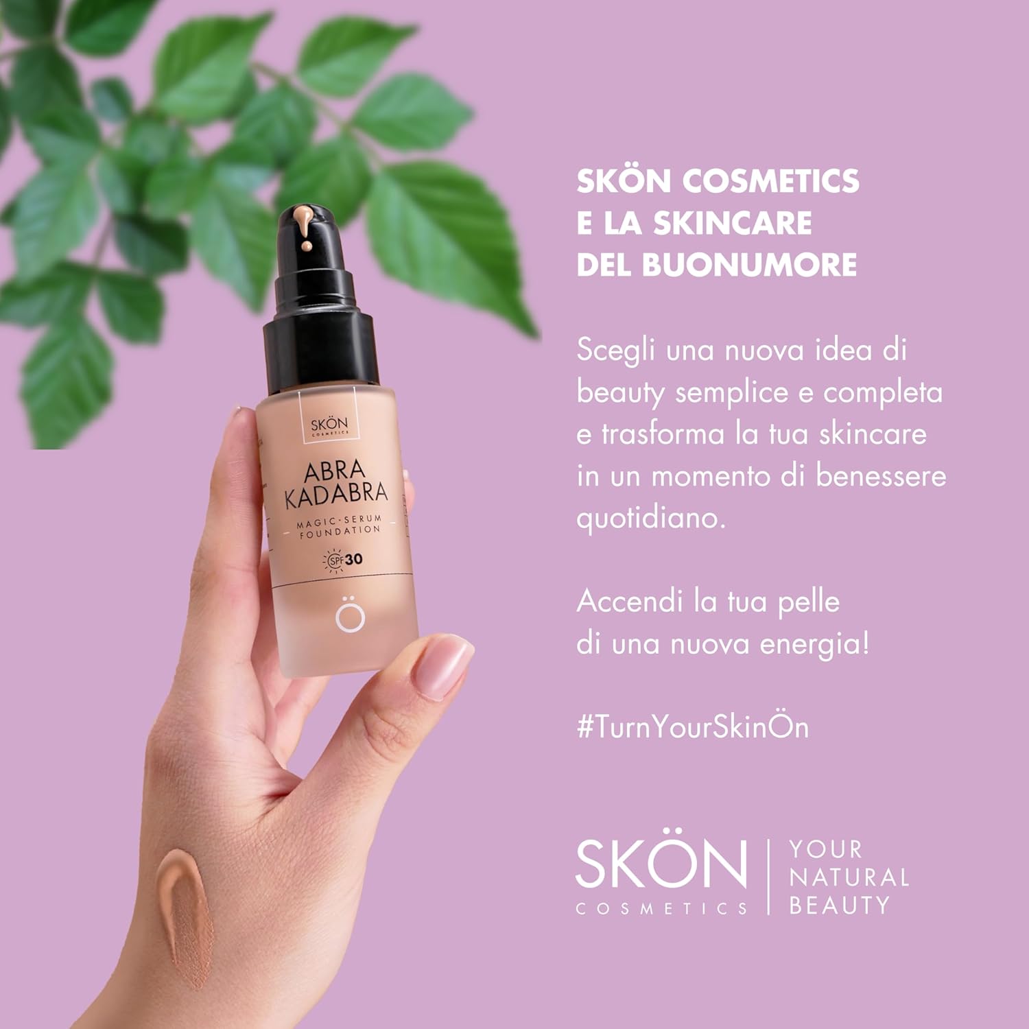 Thumbnail 6 de Skön Abrakadabra Soft Matt – Siero Fondotinta SPF30 con Ialuronato, Vitamina E e Finish Opaco, 30 ml
