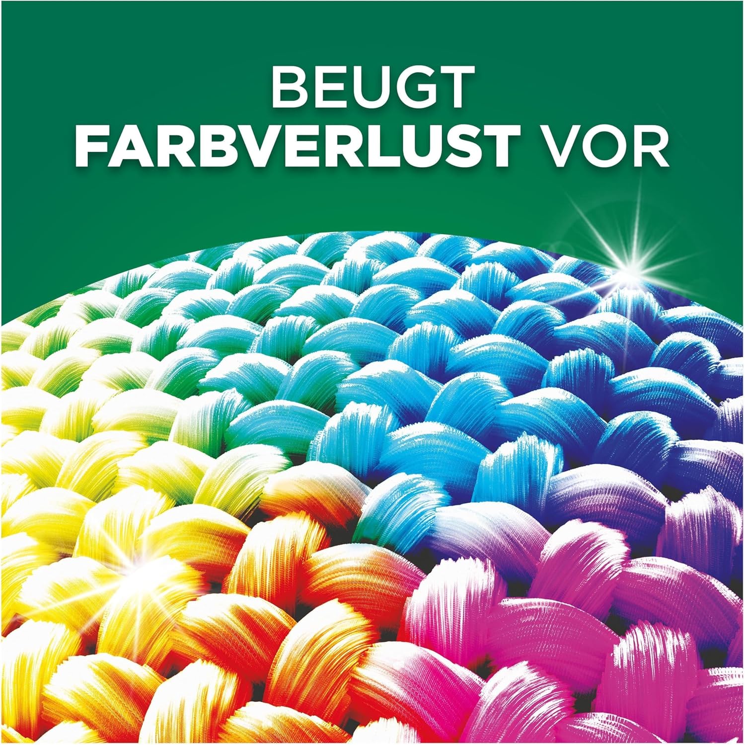 Detalle de Ariel Pulver Waschmittel Color+ – 72 Wäschen, Fleck-Weg-Power ab der 1. Wäsche