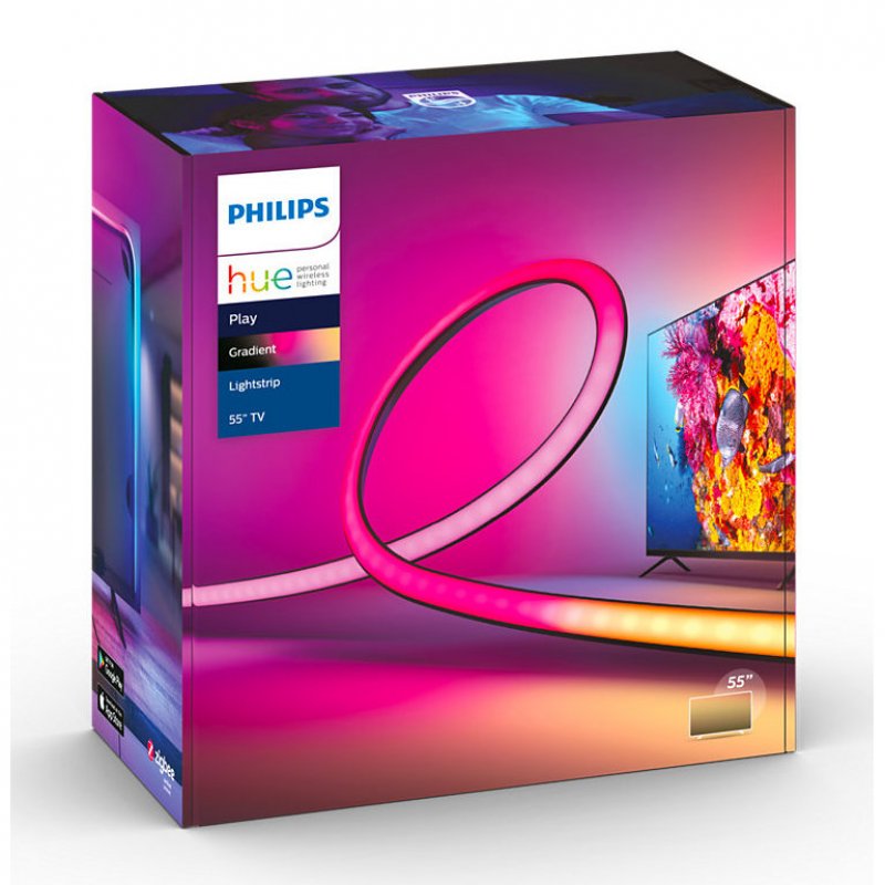 Detalle 2 de Philips Hue Play Gradient Lightstrip para televisor 55