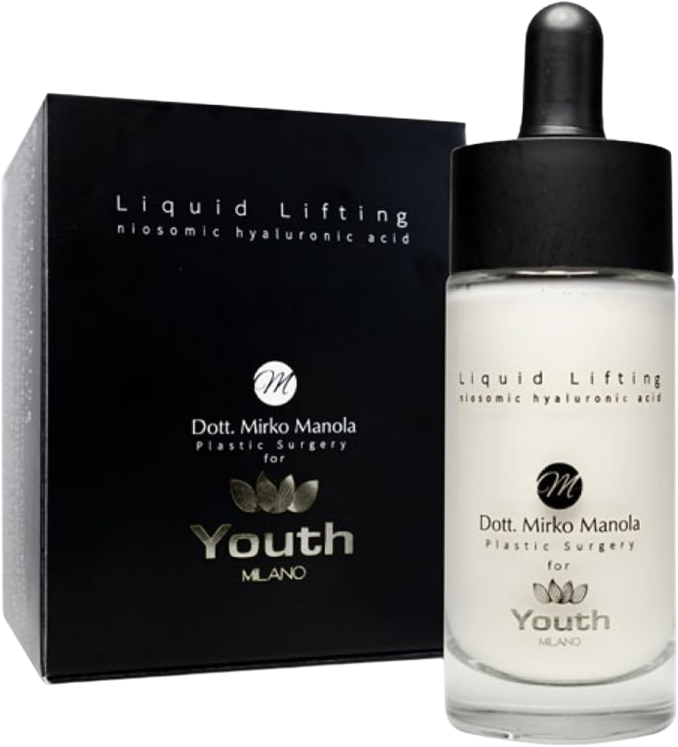Detalle de Youth Milano - Crema Viso Antirughe Liftante 30 ml e Siero all’Acido Ialuronico ad Alta Concentrazione