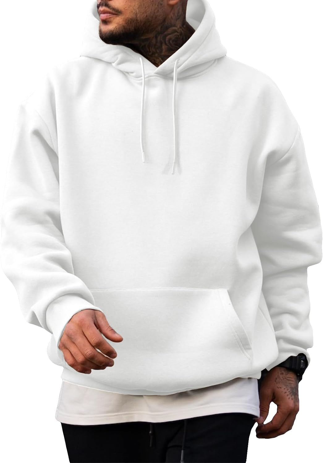 Detalle de JMIERR Casual Cotton Hoodie