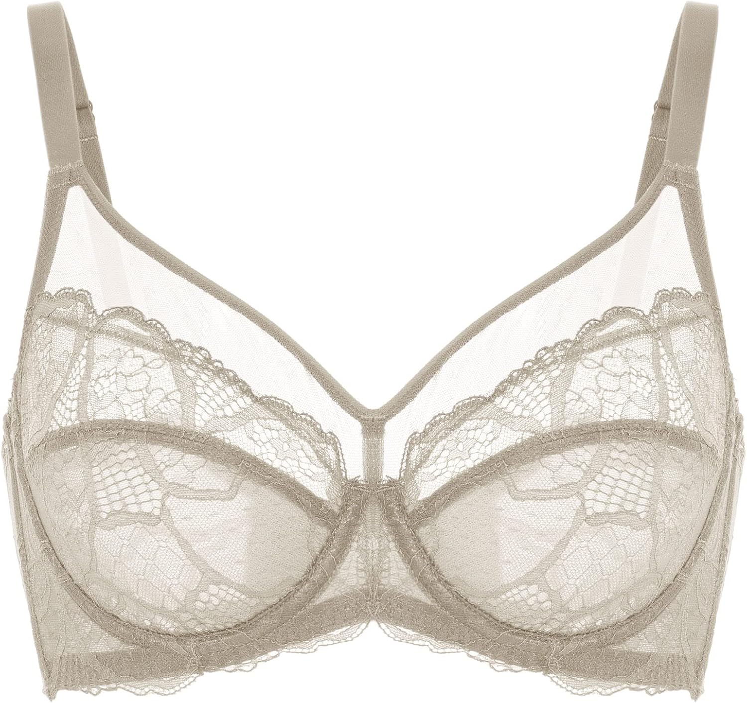 Detalle de DOBREVA Soutien Gorge Transparent Dentelle đ