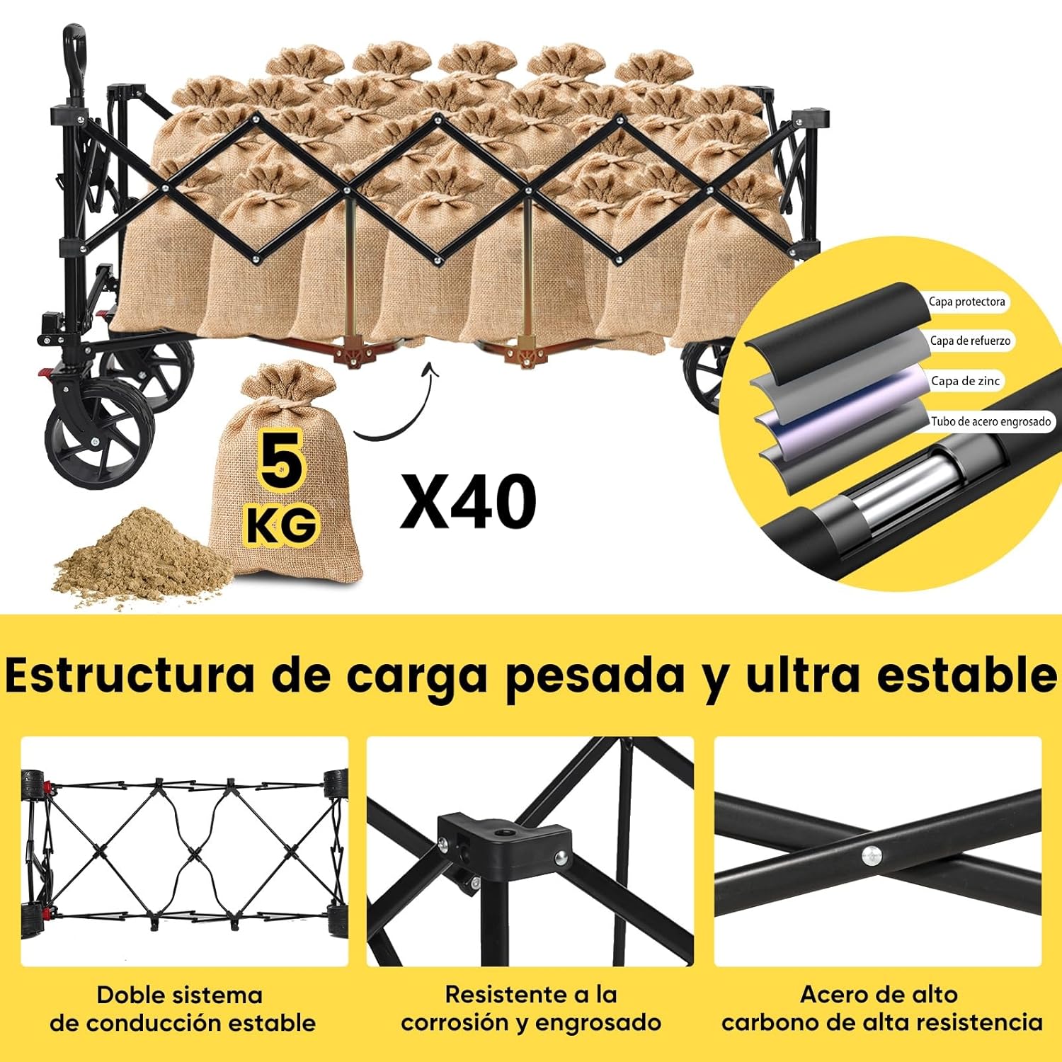 Thumbnail 3 de Sekey Carro Playa XXXL 200 kg