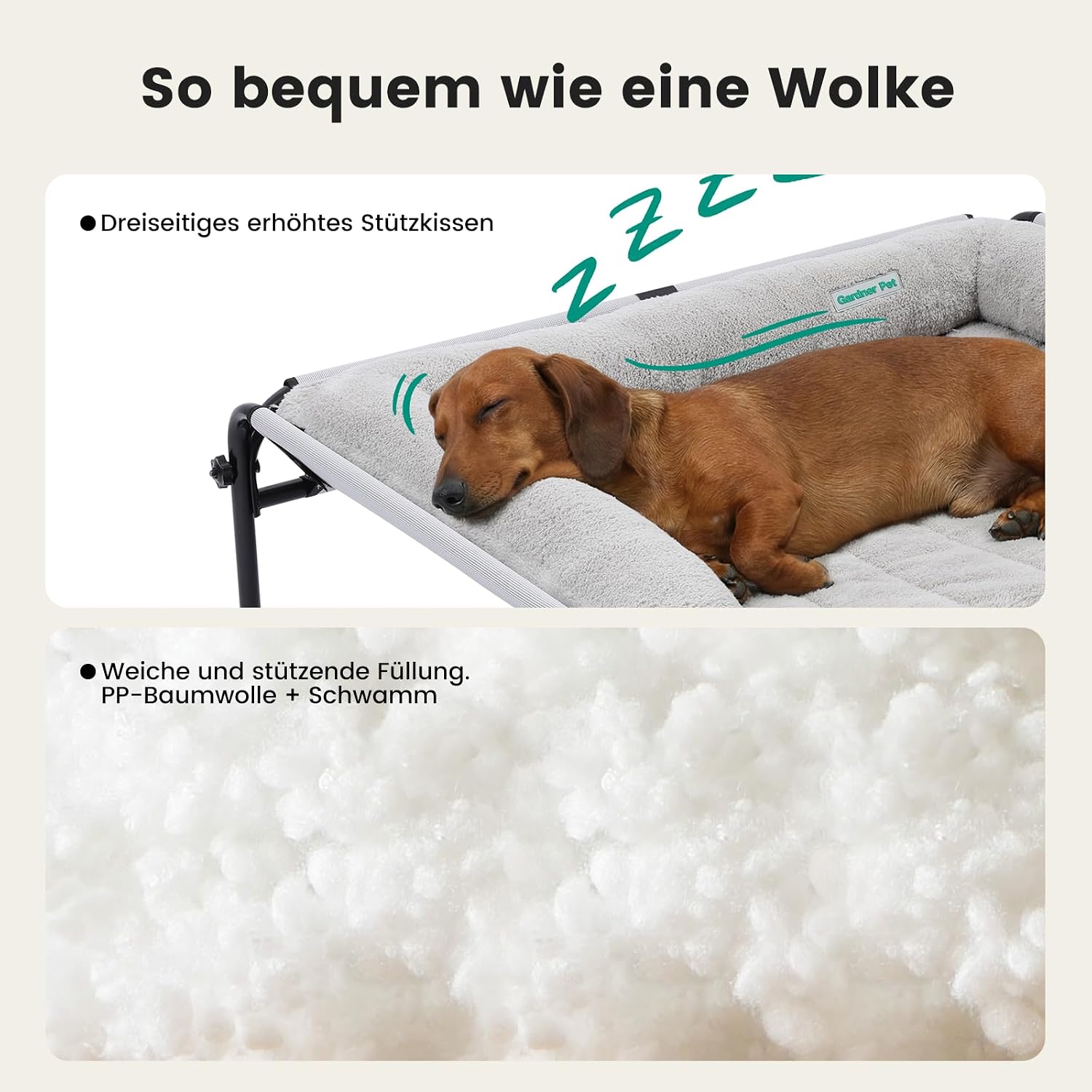 Detalle 2 de Gardner Pet Outdoor Hundeliege 89x56 cm