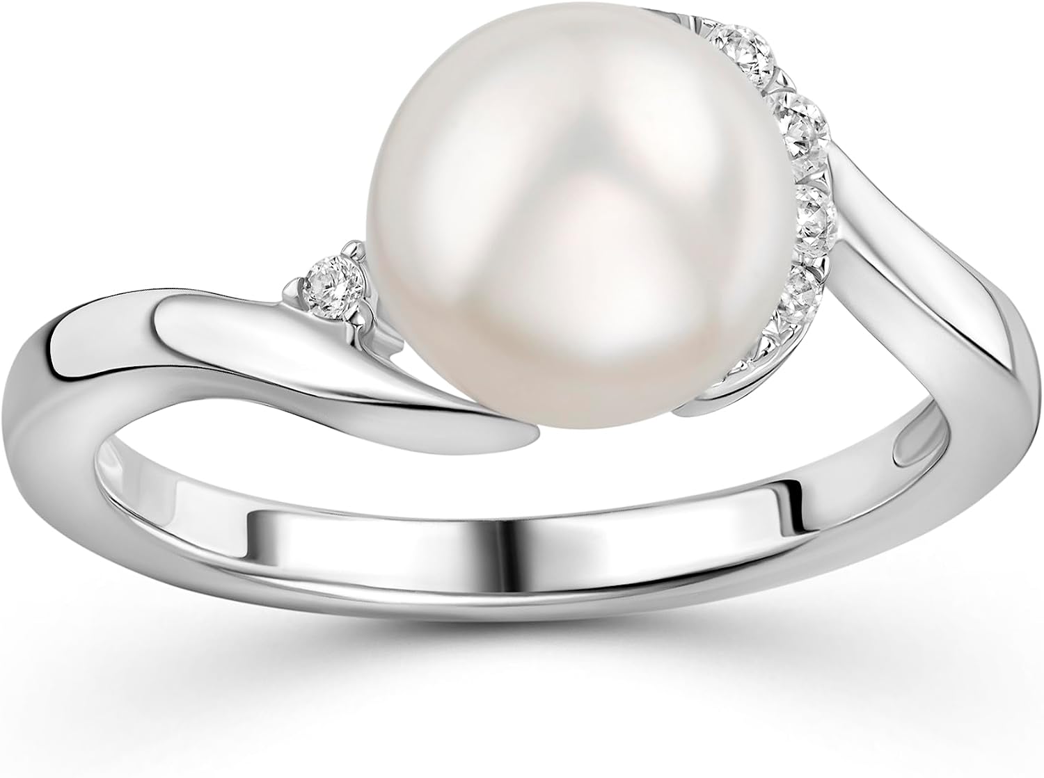 Detalle 2 de OROVI Anello donna Argento 925 con Perla 8mm