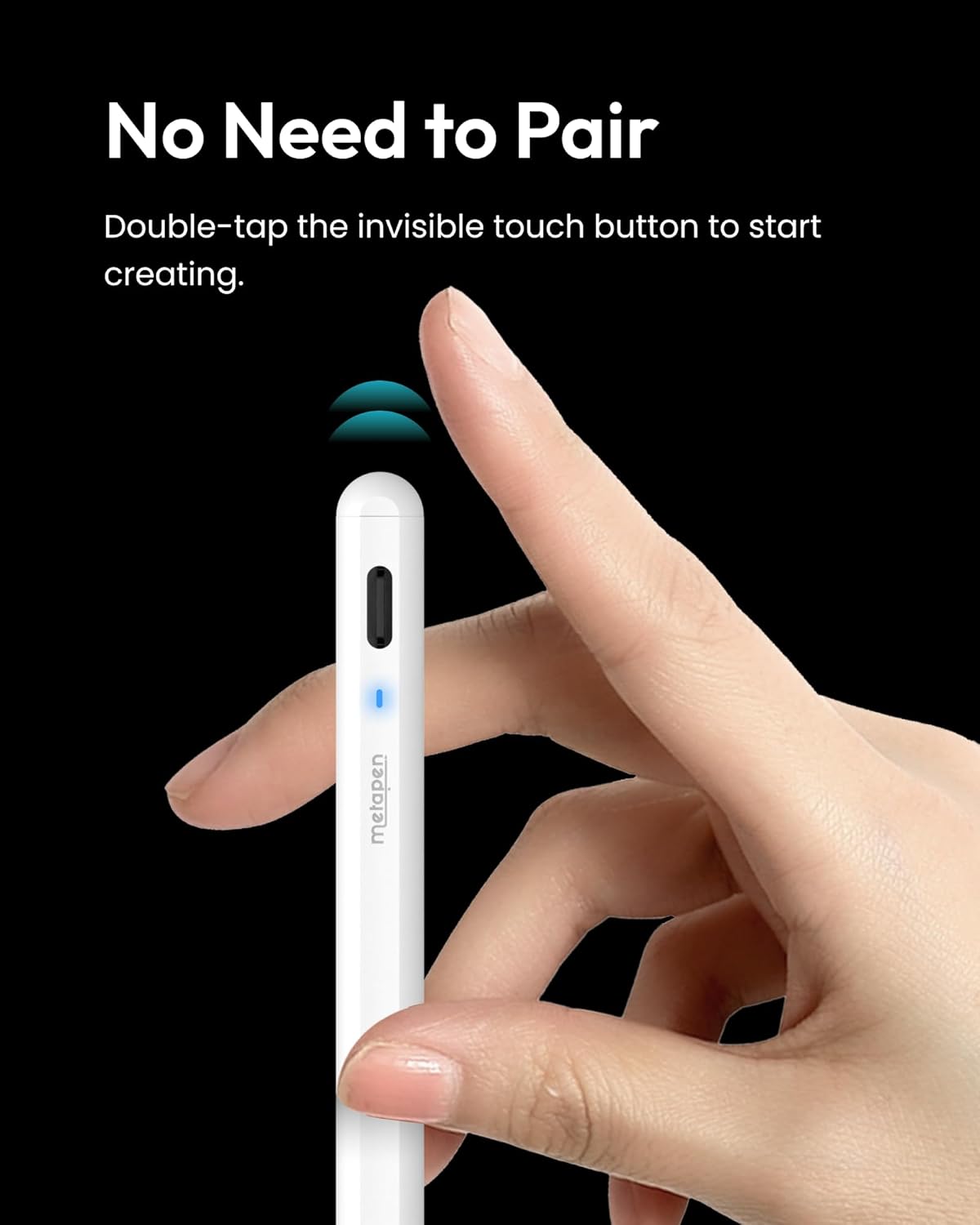Thumbnail 4 de Metapen Pencil A8 iPad stylus, 2X faster charge