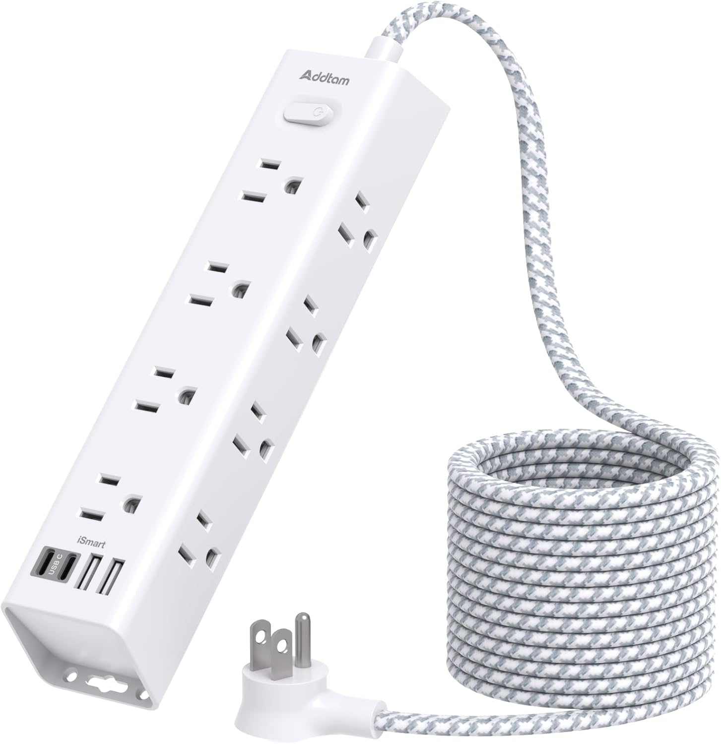 Detalle de Surge Protector Power Strip 1050J โ 12-Outlet Strip ๐