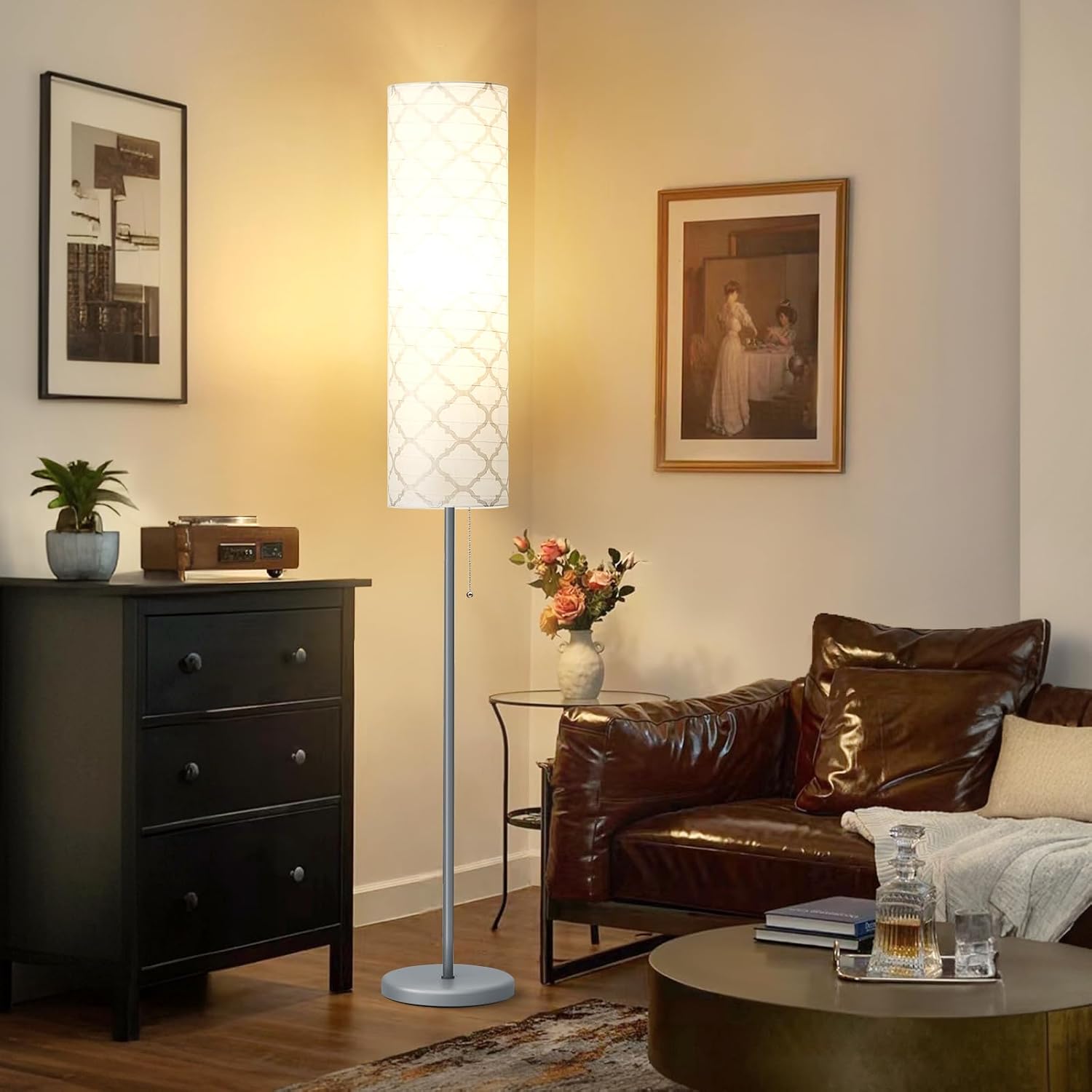 Thumbnail 5 de GyroVu 65” Floor Lamp with Paper Shade
