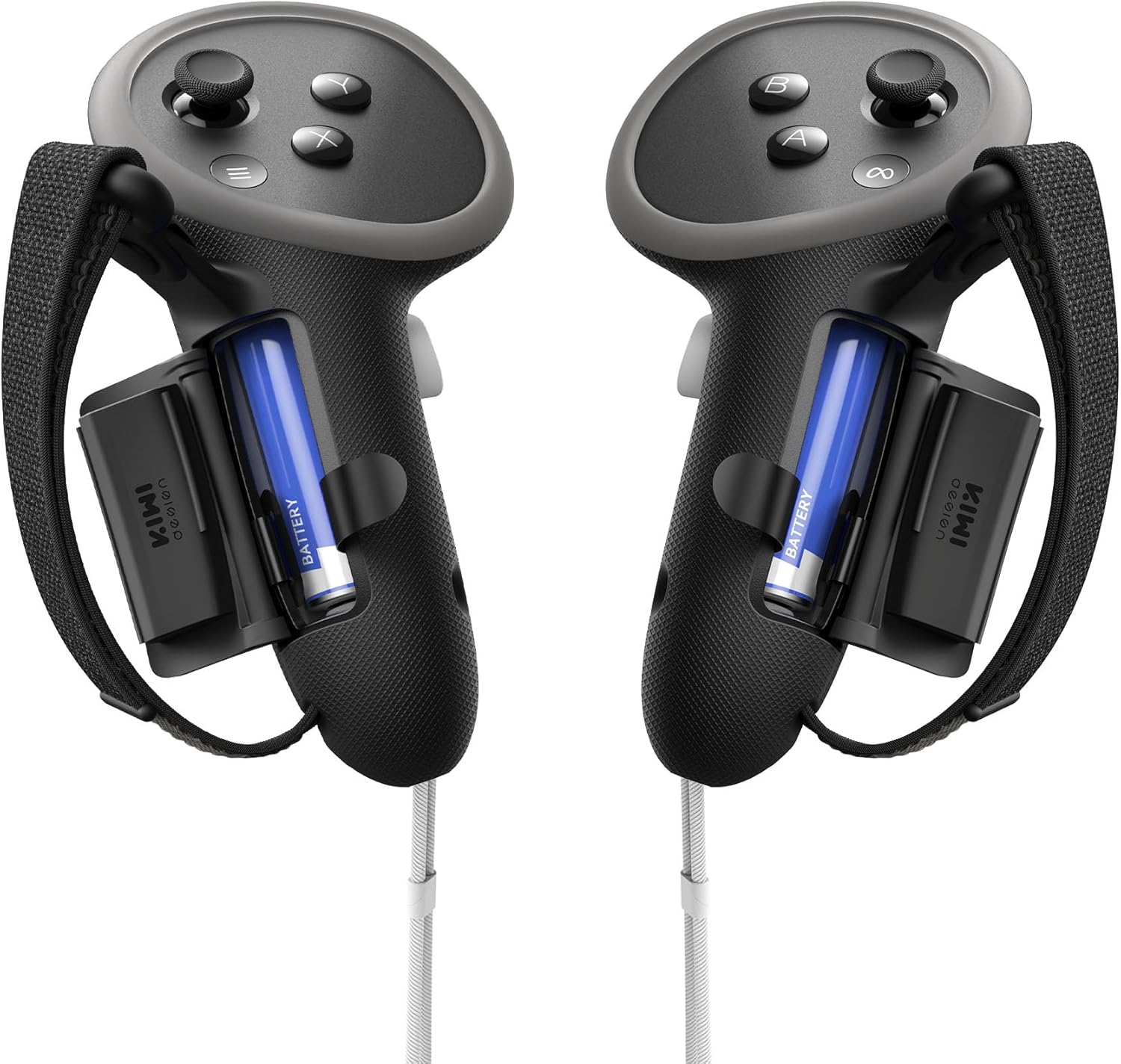 Detalle de KIWI design G4 Pro Impugnature per Controller compatibili con Meta Quest 3/3S – protezione, comfort e praticità