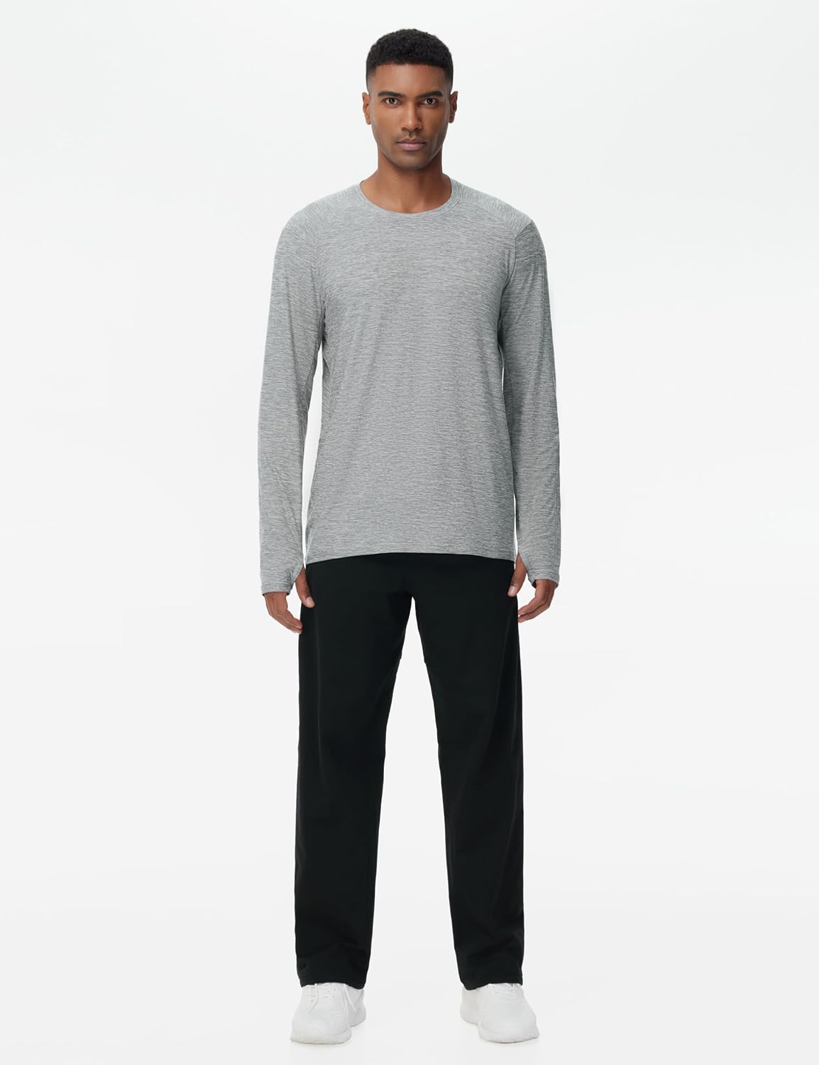 Thumbnail 4 de THE GYM PEOPLE Men's Baggy Joggers, Straight Leg, Adjustable Waist, 3 Pockets